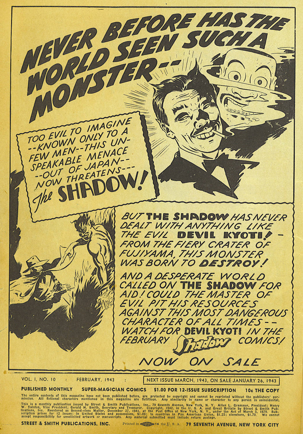 Read online Super-Magician Comics comic -  Issue #10 - 2