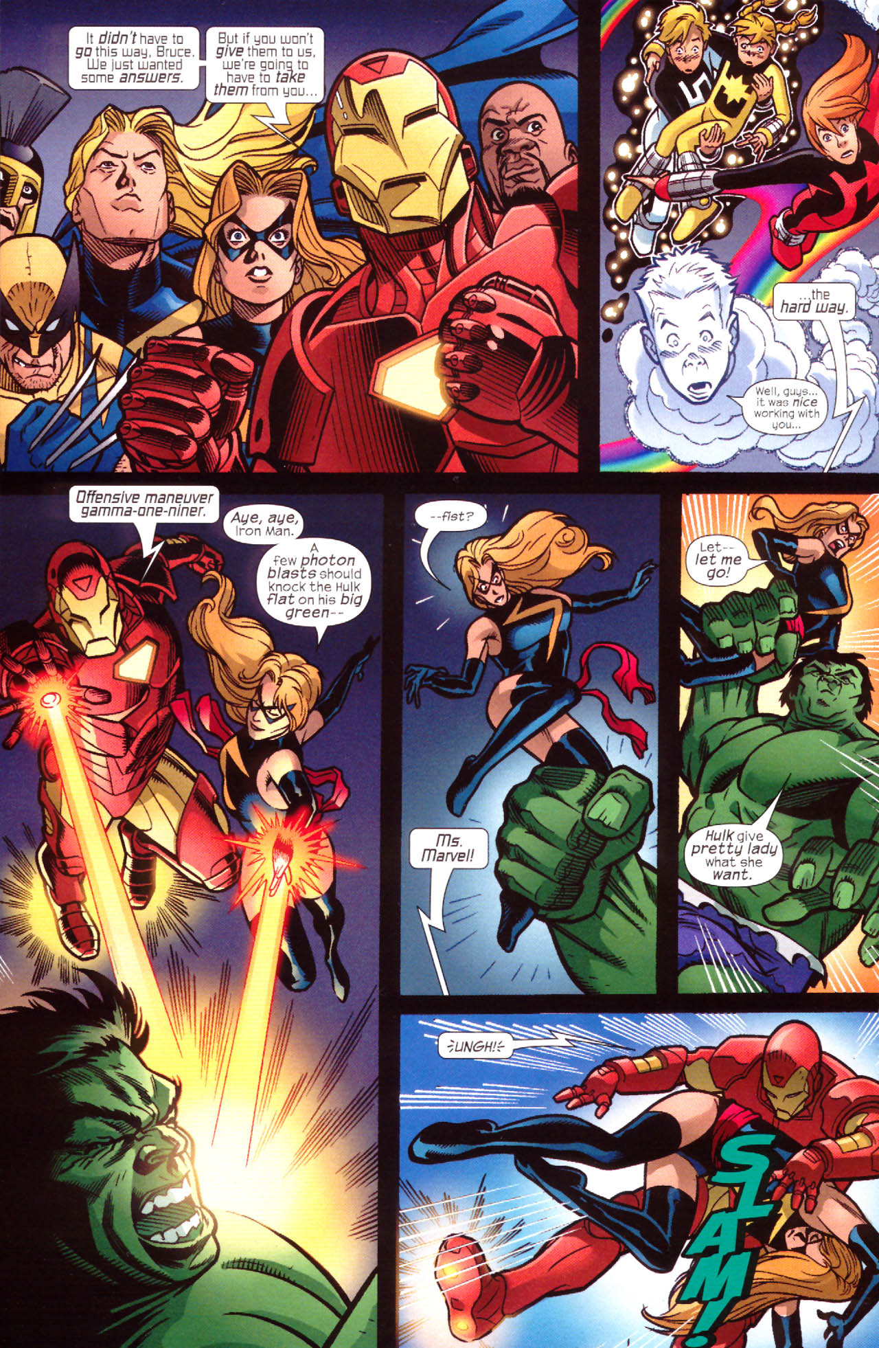 Read online Hulk and Power Pack comic -  Issue #4 - 5