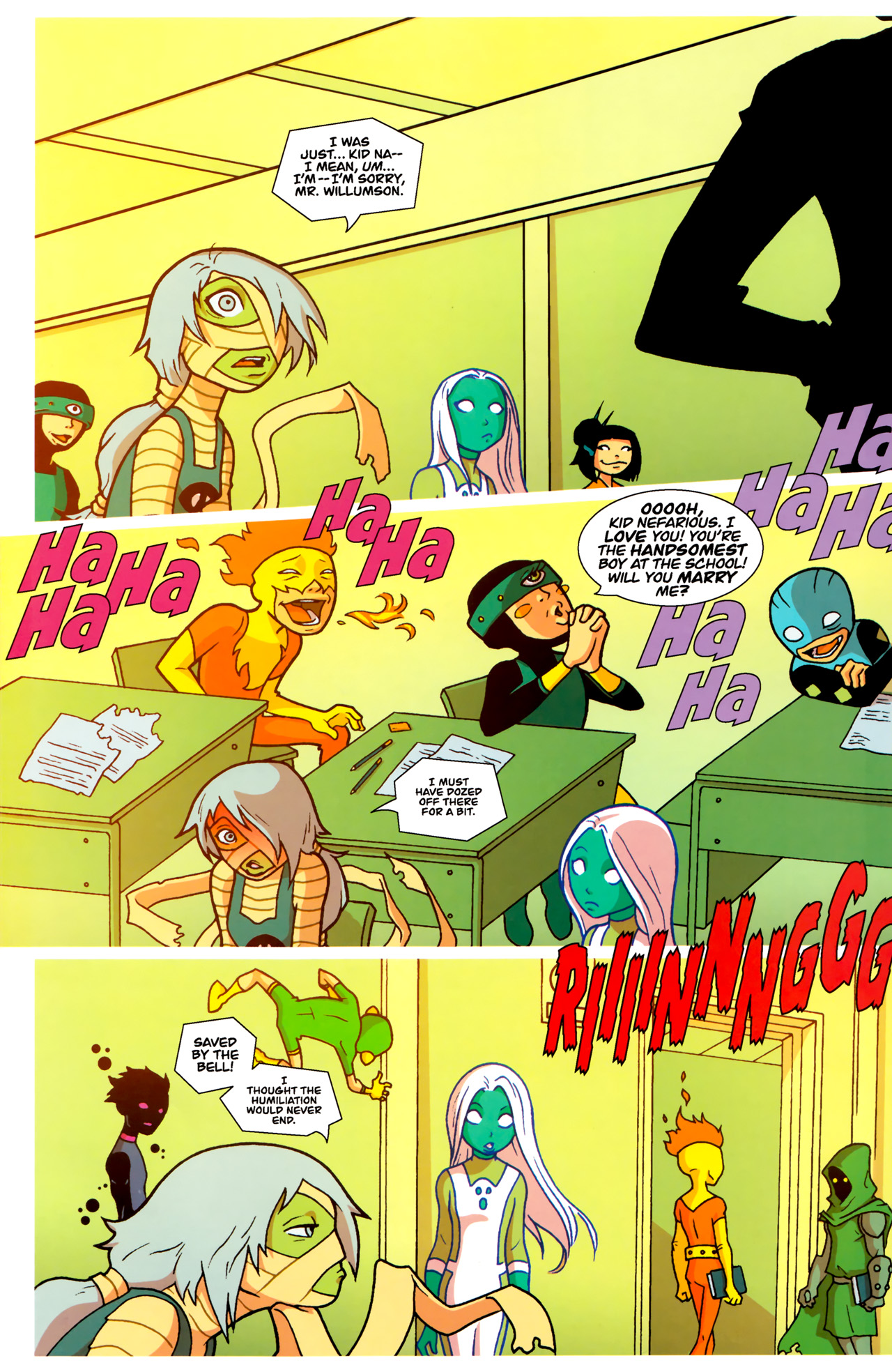 Read online Gladstone's School for World Conquerors (2011) comic -  Issue #1 - 19