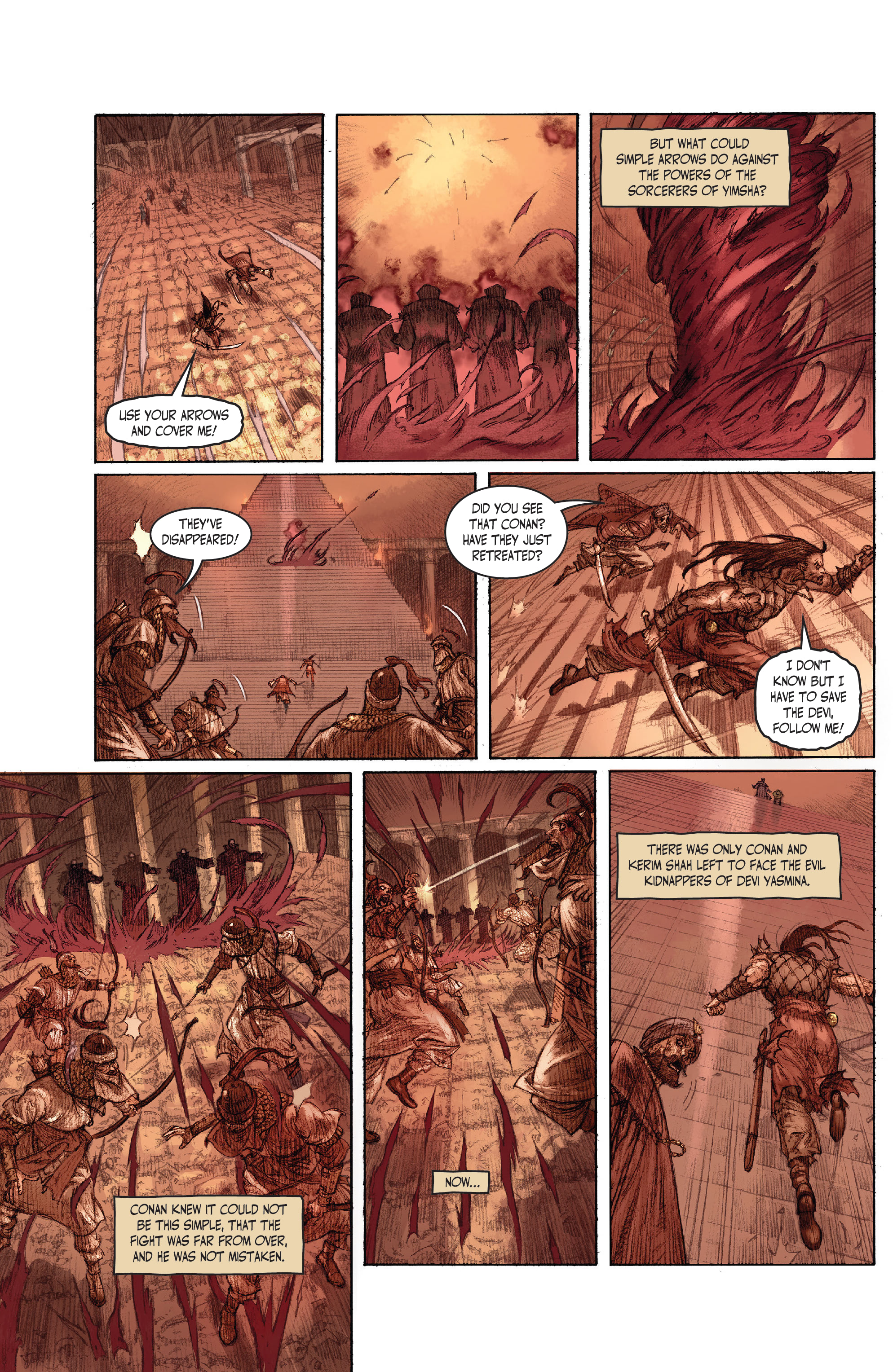 Read online The Cimmerian: People of the Black Circle comic -  Issue #3 - 13