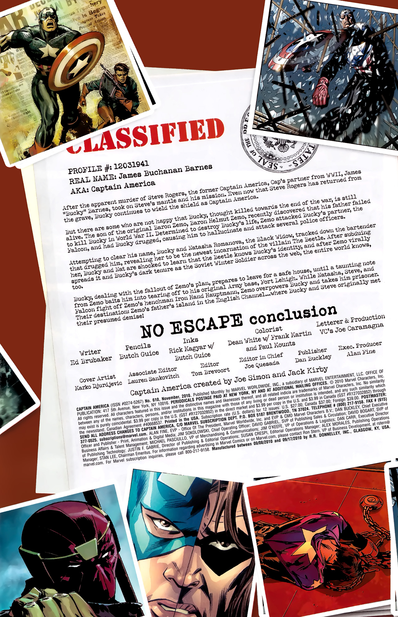 Read online Captain America (1968) comic -  Issue #610 - 2