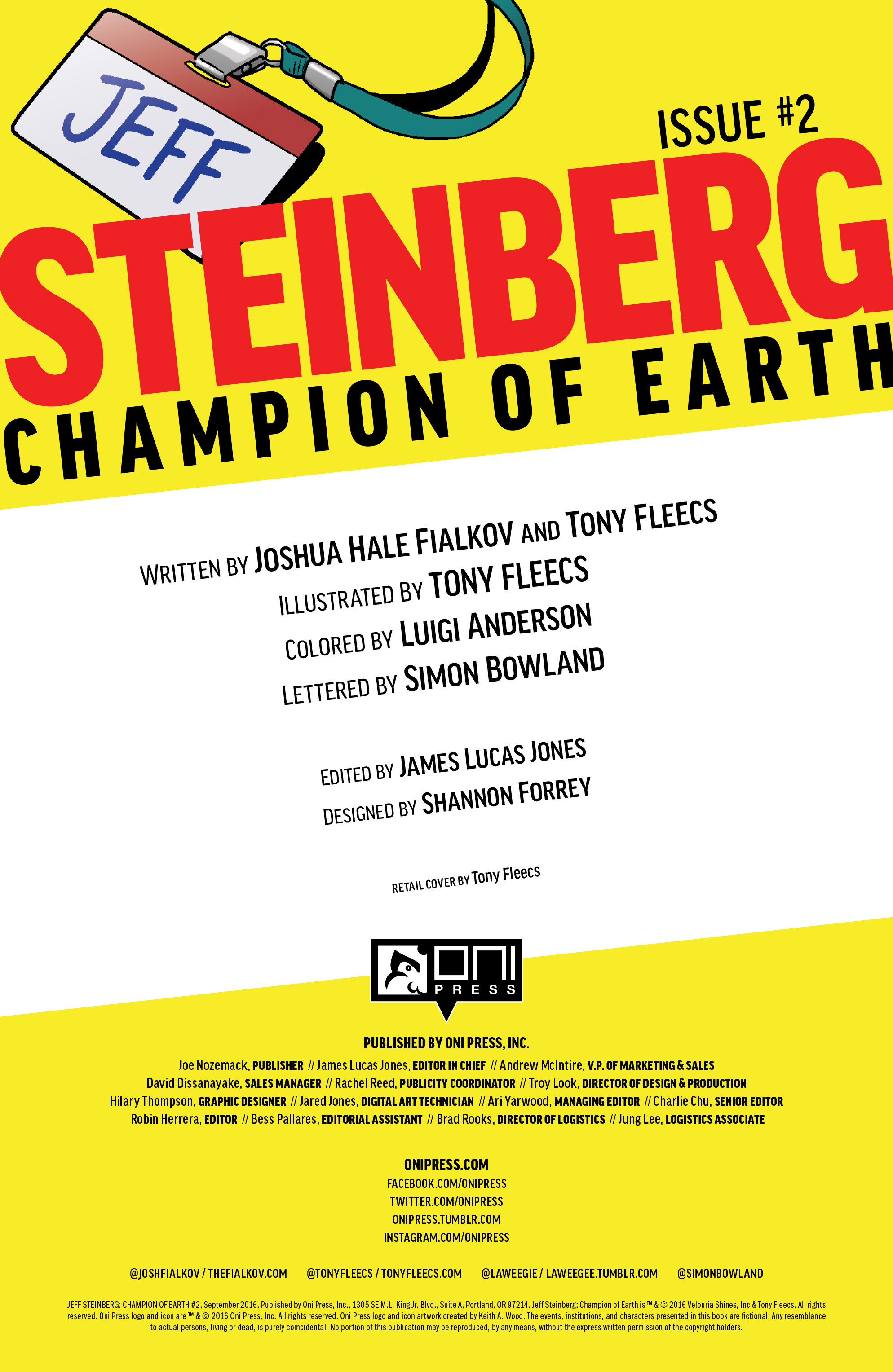Jeff Steinberg Champion of Earth Issue #2 #2 - English 2