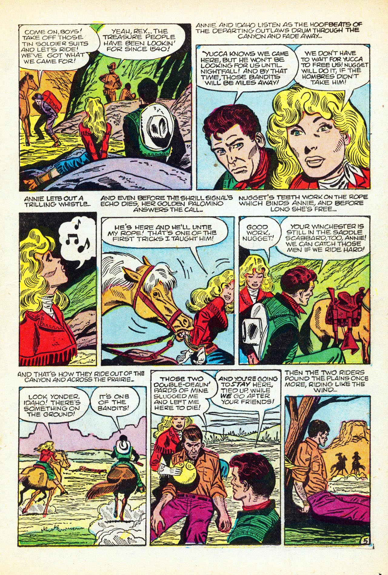 Read online Annie Oakley comic -  Issue #7 - 15