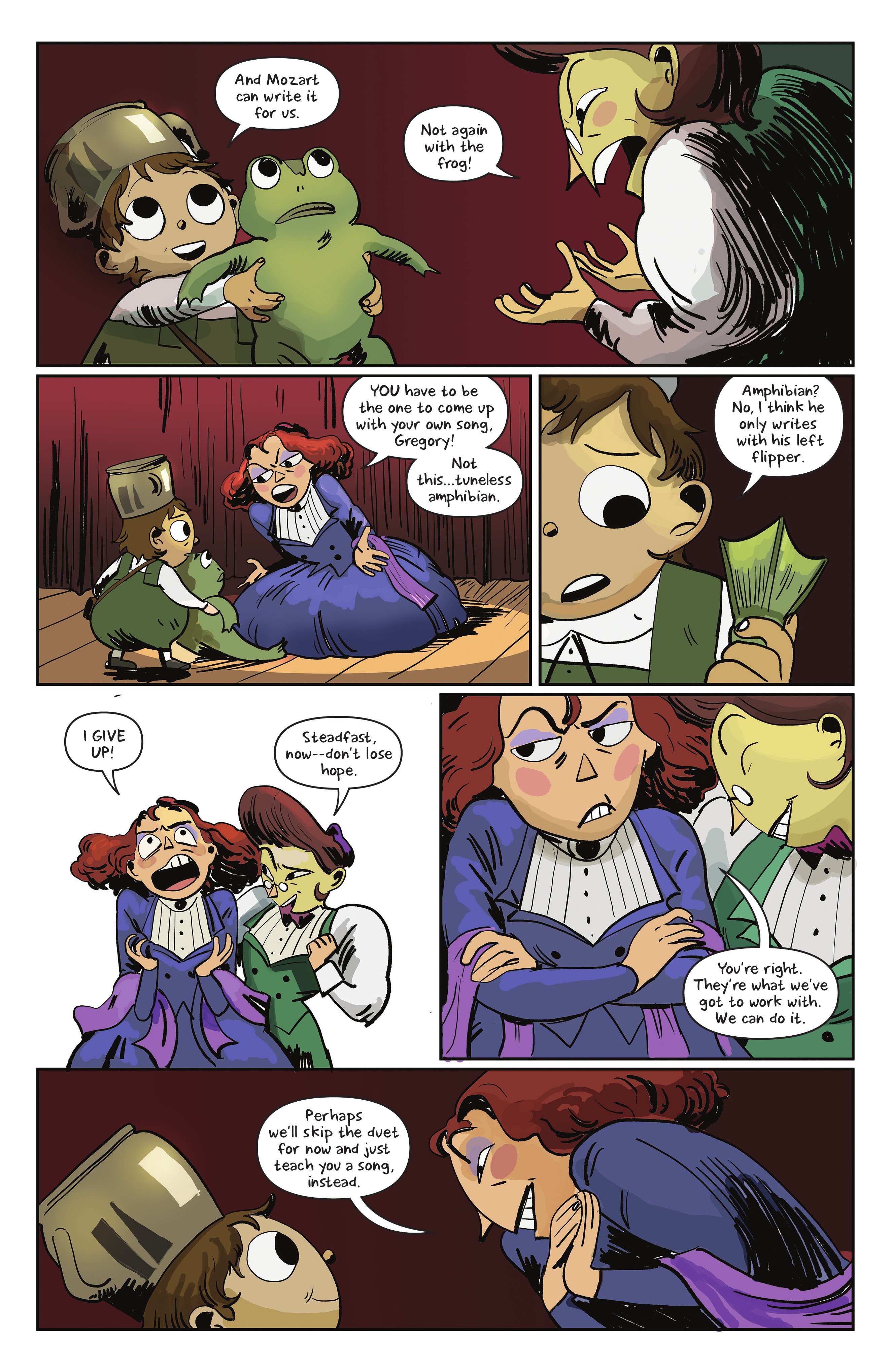 Read online Over the Garden Wall: Soulful Symphonies comic -  Issue # TPB - 57