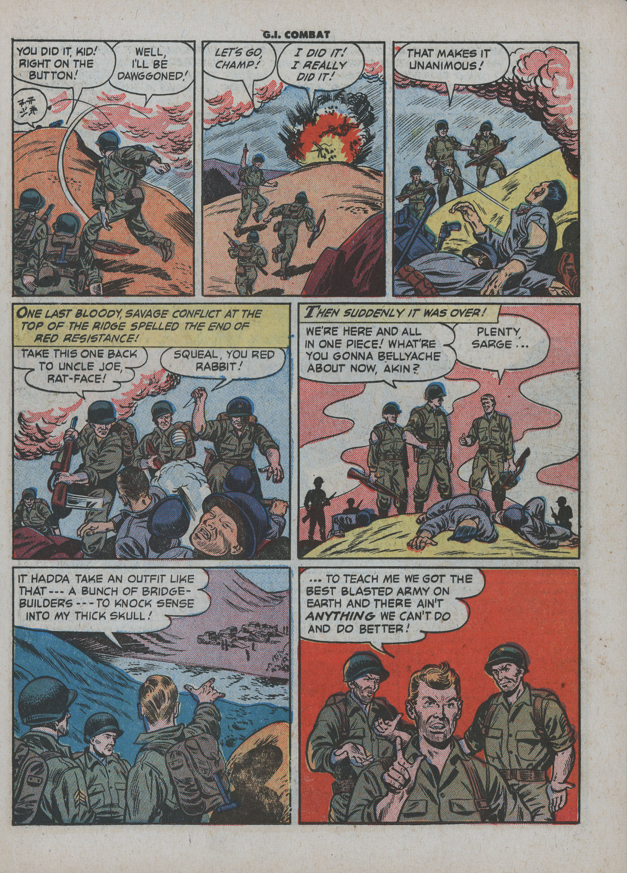 Read online G.I. Combat (1952) comic -  Issue #4 - 11