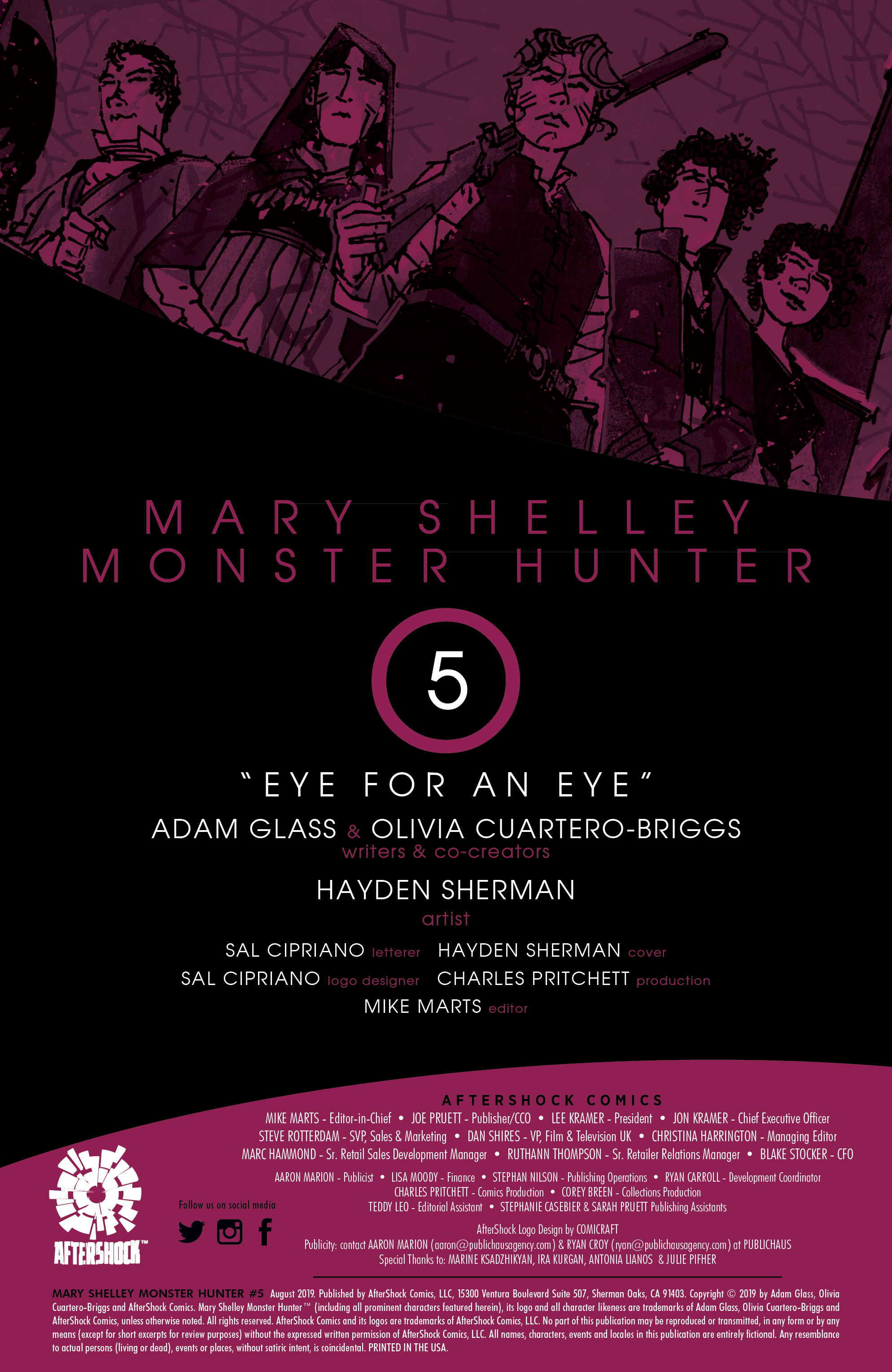 Read online Mary Shelley Monster Hunter comic -  Issue #5 - 2