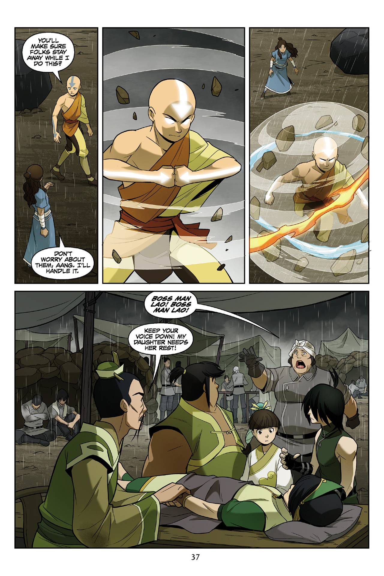 Read online Nickelodeon Avatar: The Last Airbender - The Rift comic -  Issue # Part 3 - 38