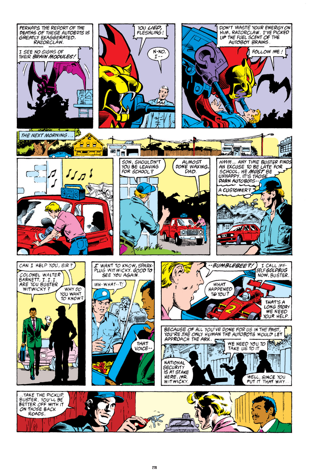 Read online The Transformers Classics comic -  Issue # TPB 3 - 279