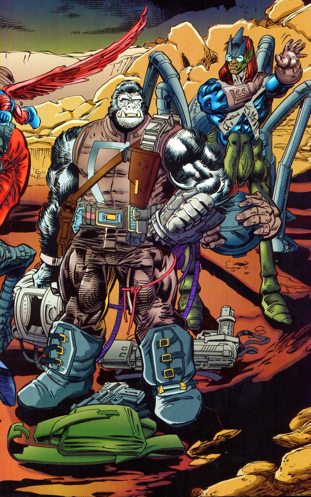 Read online Leonard Nimoy's Primortals (1995) comic -  Issue #10 - 4