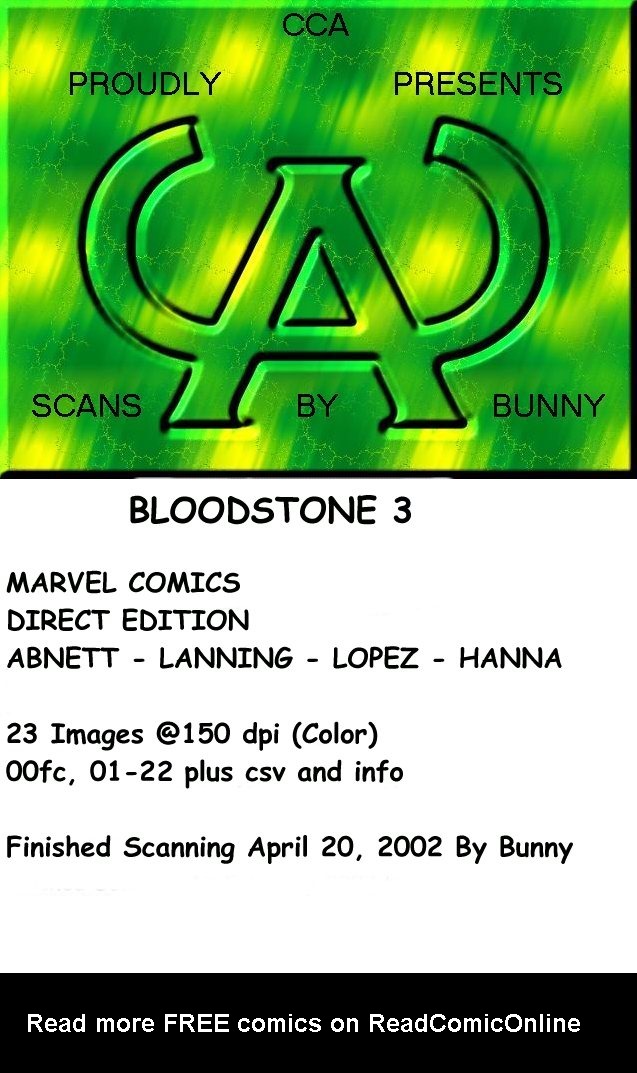 Read online Bloodstone comic -  Issue #3 - 24