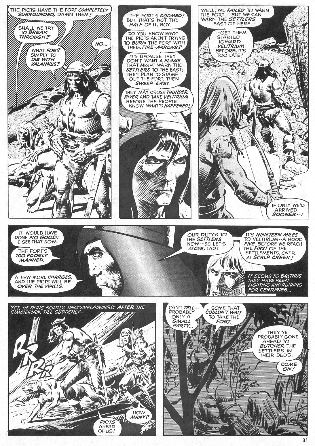 Read online The Savage Sword Of Conan comic -  Issue #27 - 31