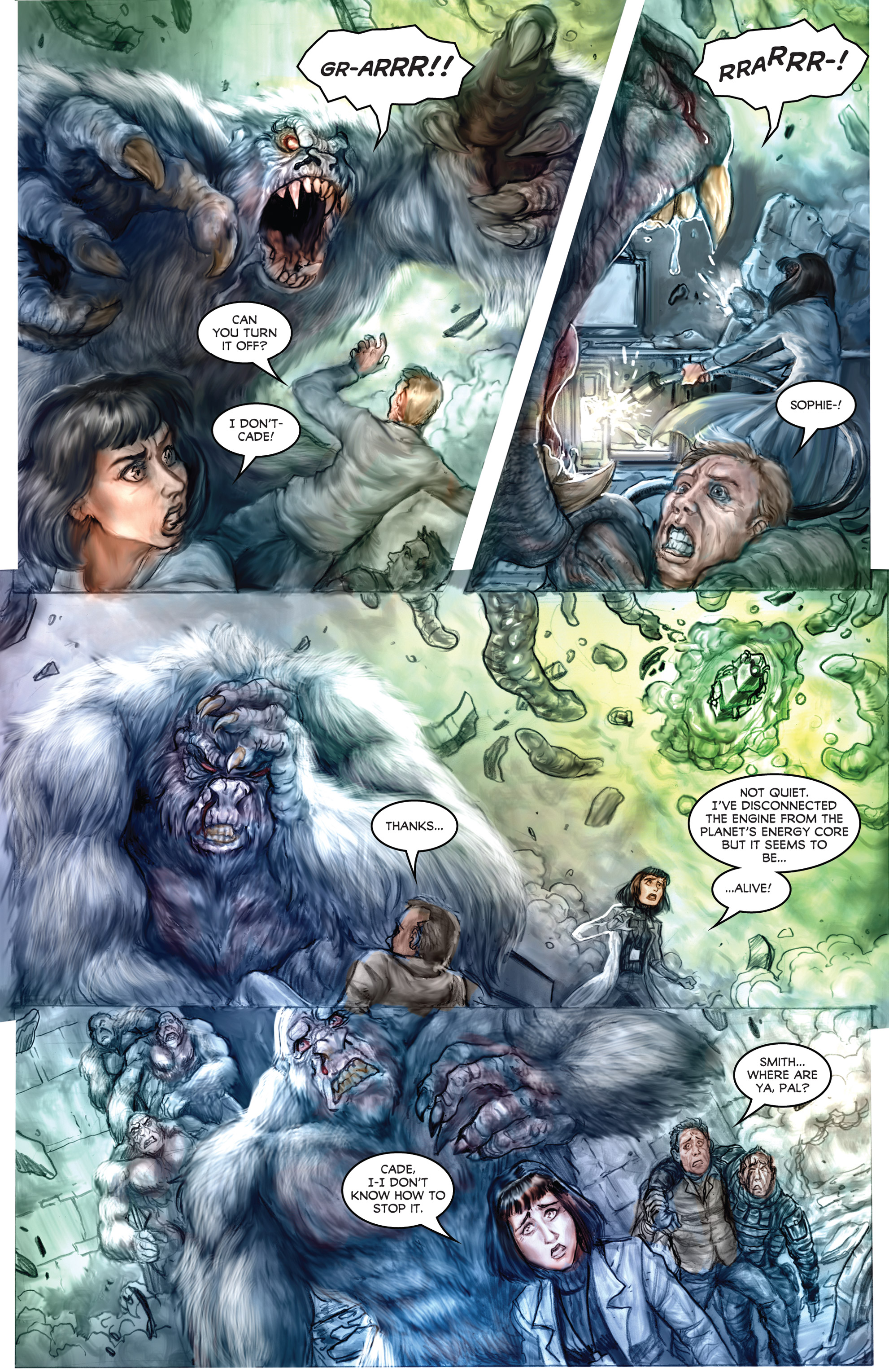 Read online American Mythology Dark: Werewolves vs Dinosaurs comic -  Issue #2 - 21