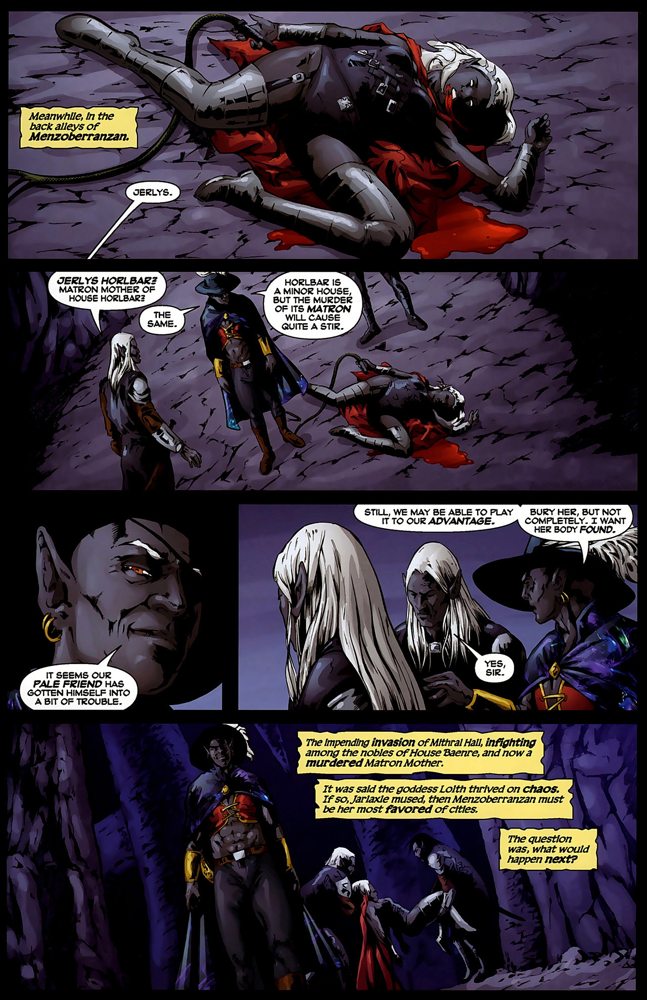 Read online Forgotten Realms: Starless Night comic -  Issue # Full - 36