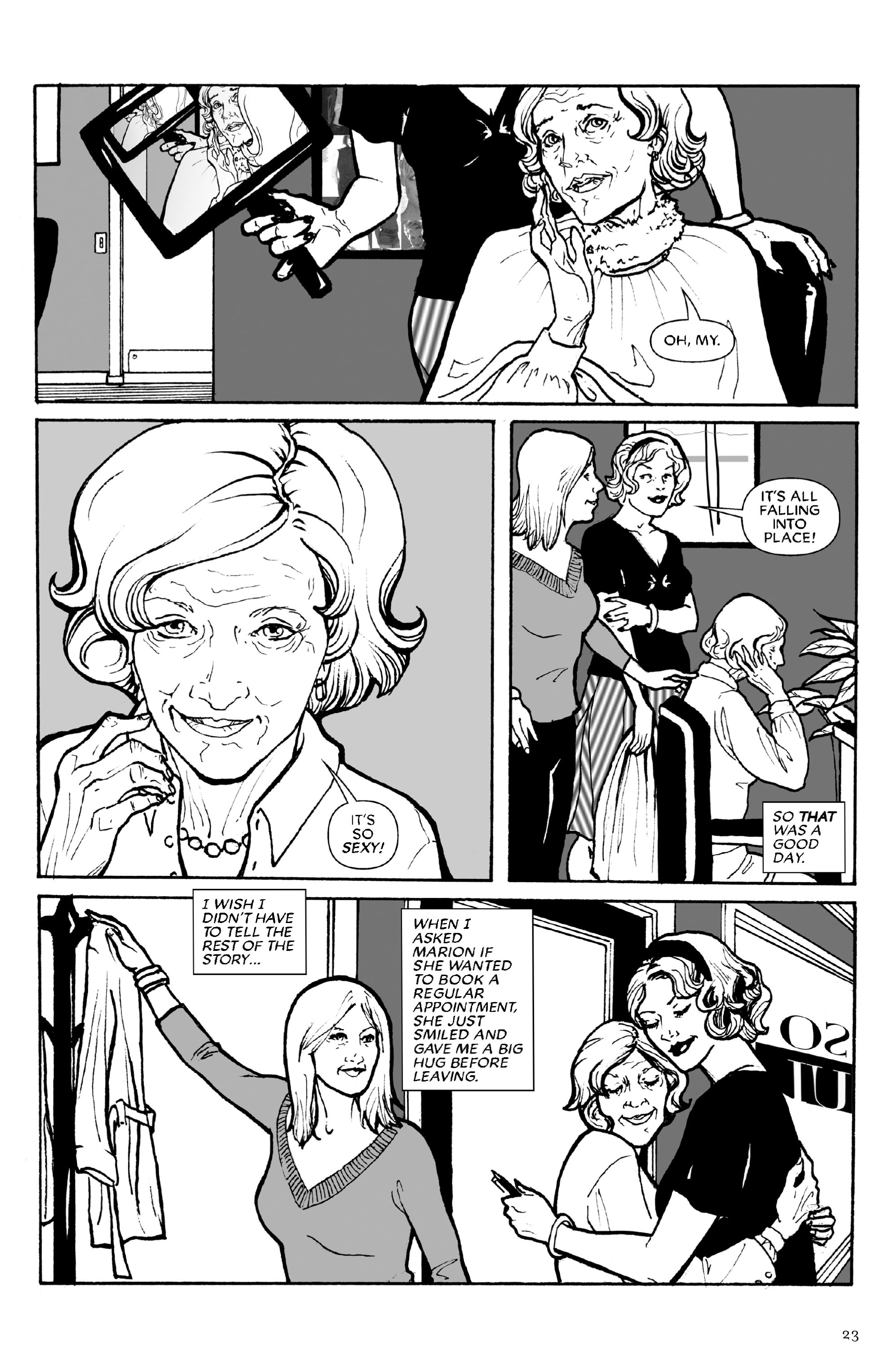 Read online Drawing Lines: An Anthology of Women Cartoonists comic -  Issue # TPB - 23