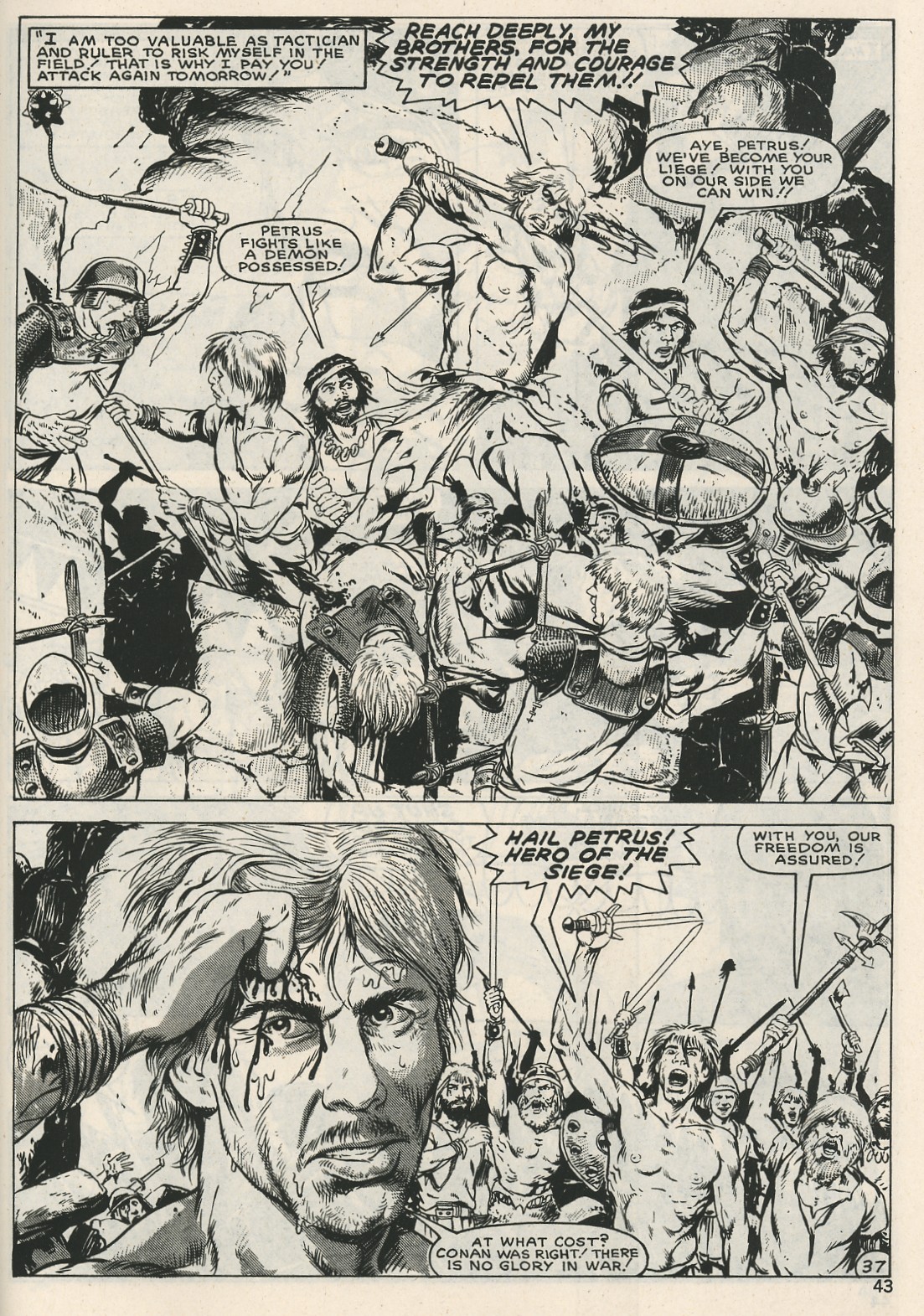 Read online The Savage Sword Of Conan comic -  Issue #126 - 43