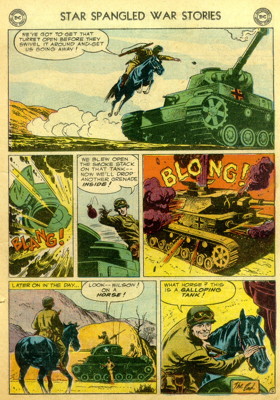 Read online Star Spangled War Stories (1952) comic -  Issue #36 - 17