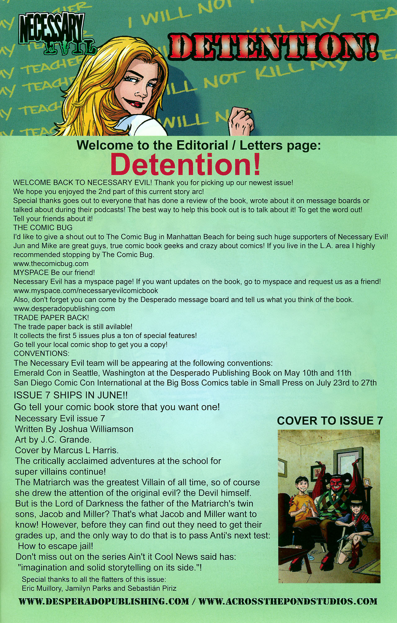 Read online Necessary Evil comic -  Issue #6 - 25