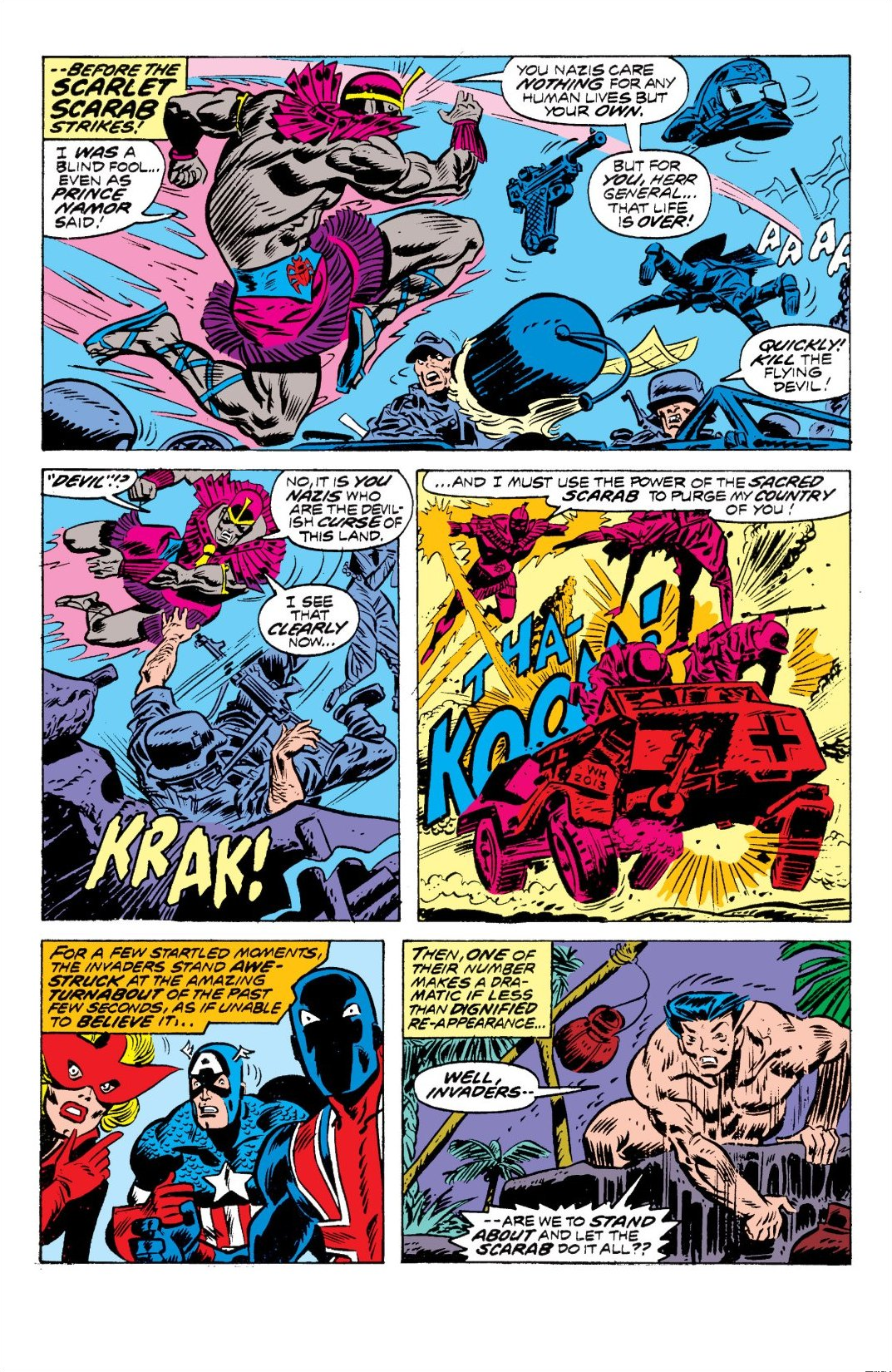 Read online The Invaders Classic comic -  Issue # TPB 2 (Part 1) - 35