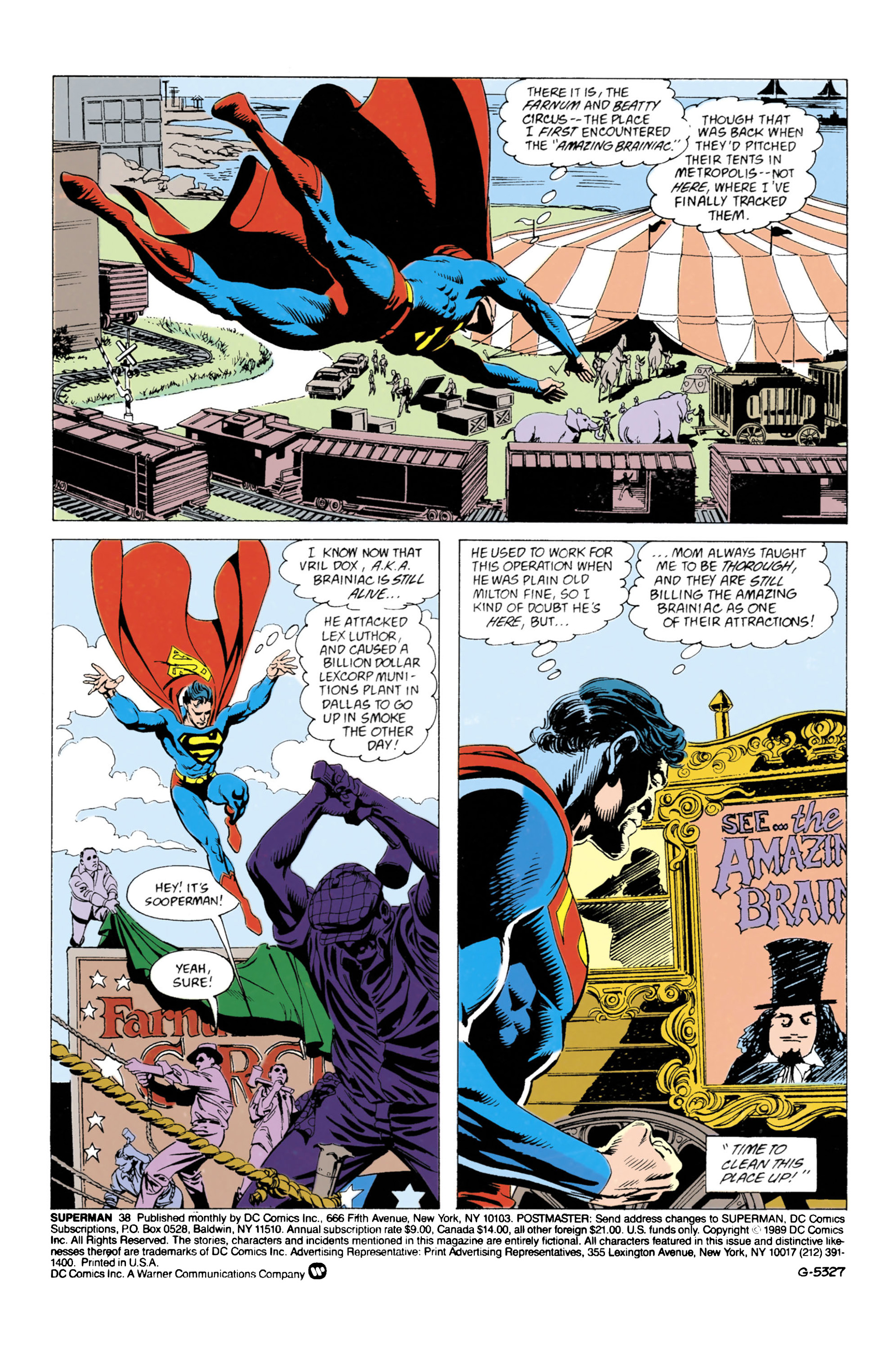 Read online Superman (1987) comic -  Issue #38 - 2