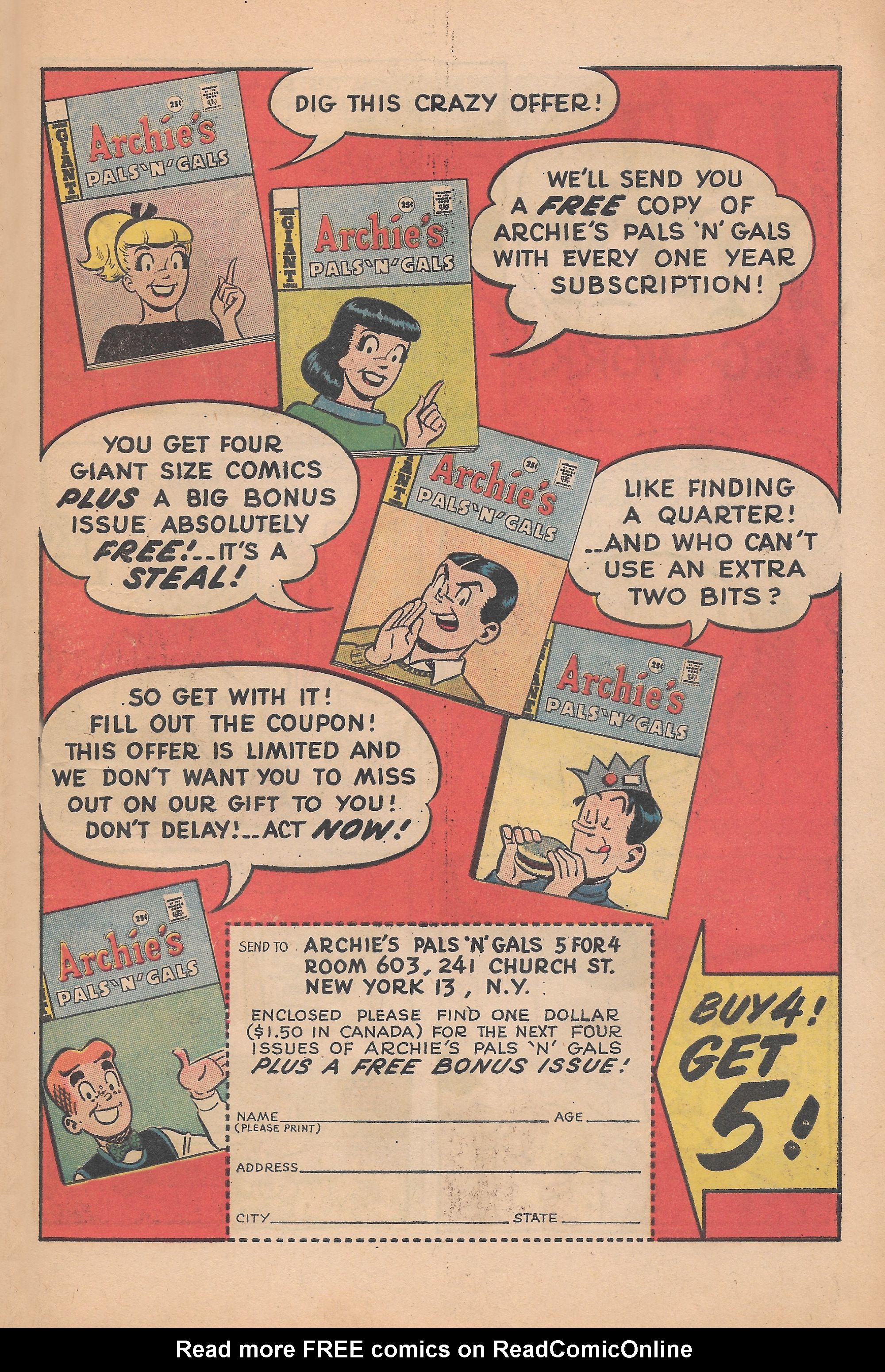Read online Archie's Pals 'N' Gals (1952) comic -  Issue #22 - 15