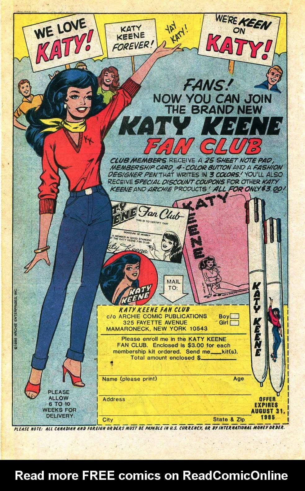Read online Katy Keene (1983) comic -  Issue #10 - 33