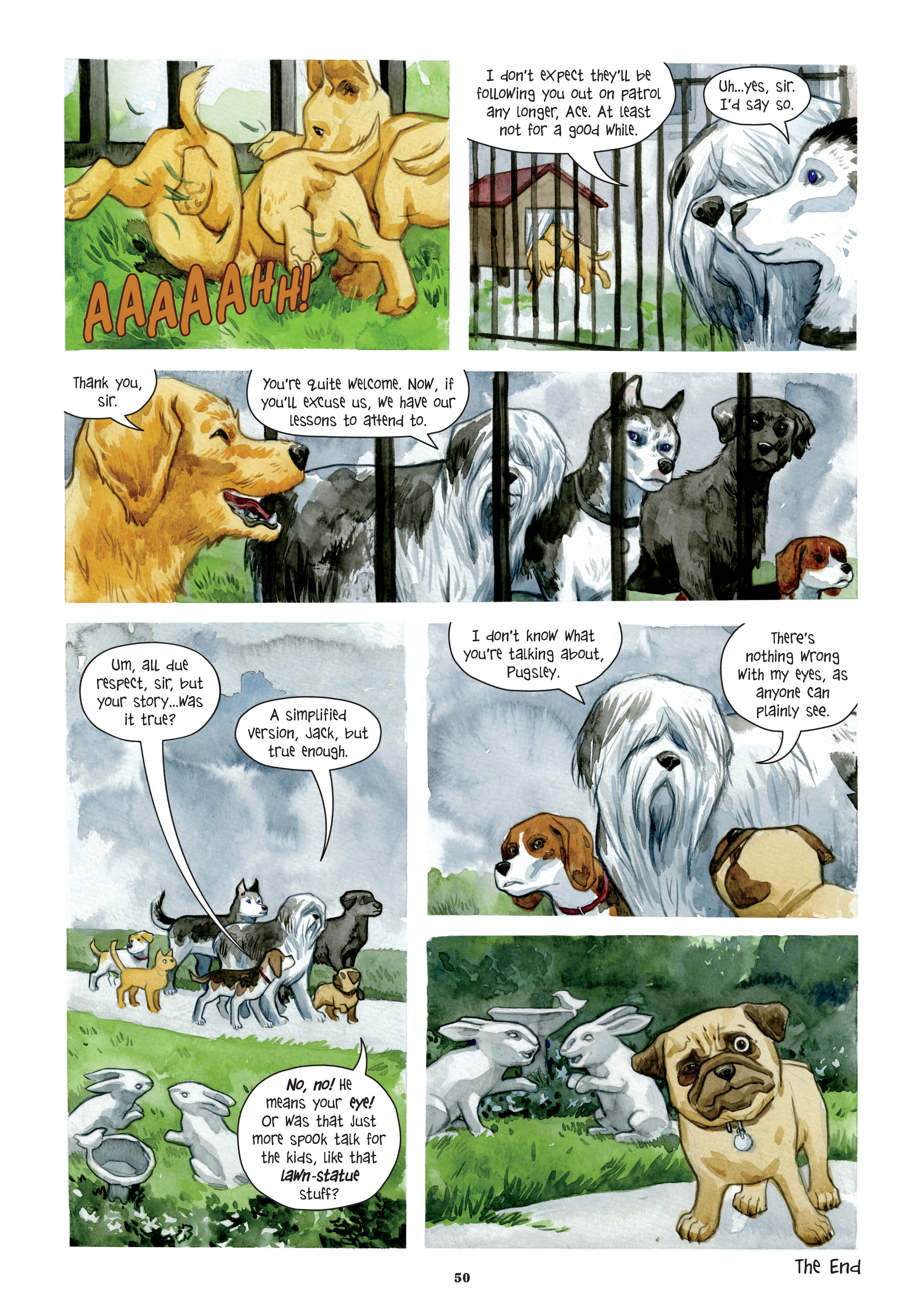 Read online Beasts of Burden: Neighborhood Watch (2019) comic -  Issue # TPB (Part 1) - 52