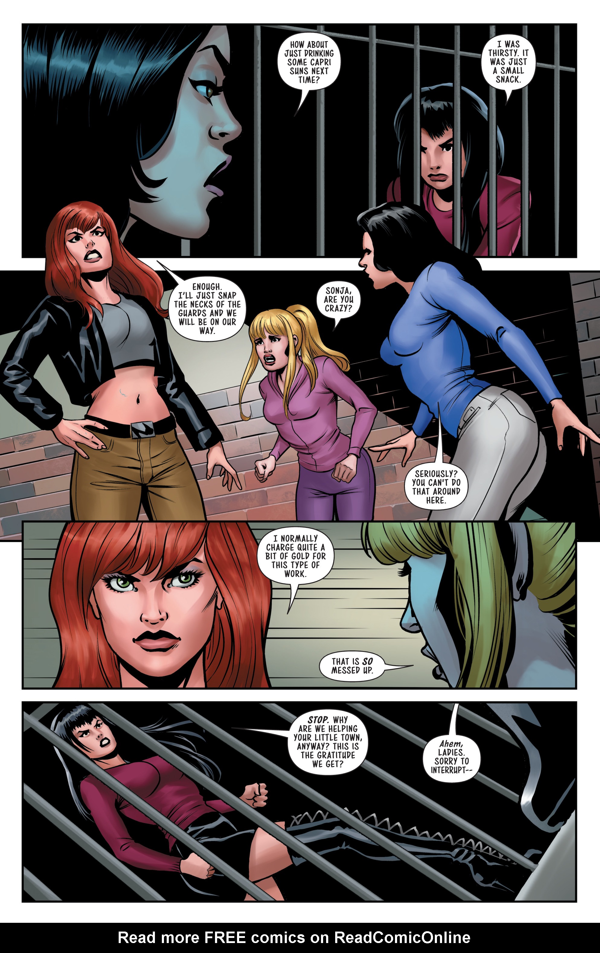 Read online Red Sonja and Vampirella Meet Betty and Veronica comic -  Issue #4 - 8
