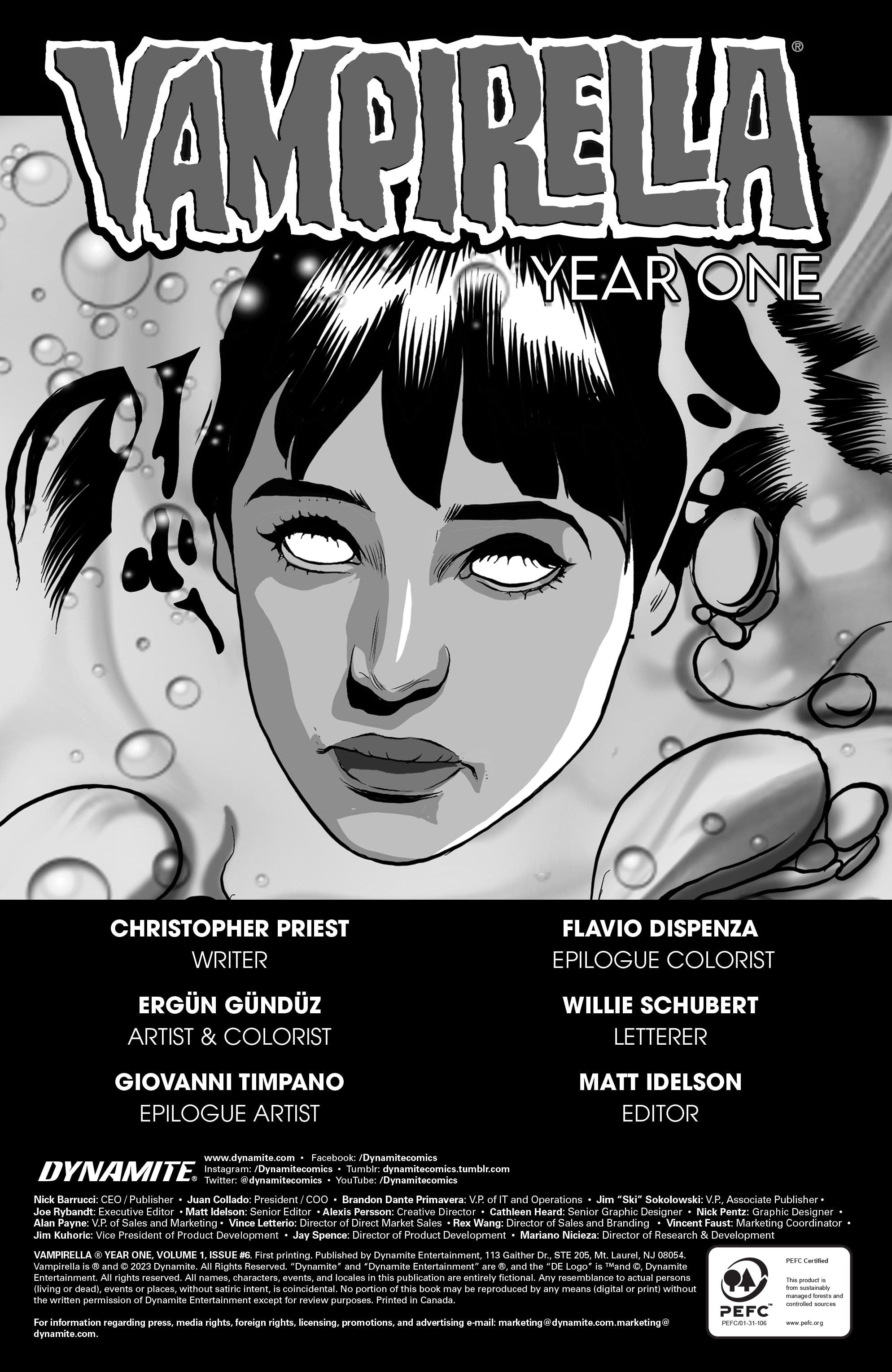 Read online Vampirella: Year One comic -  Issue #6 - 6