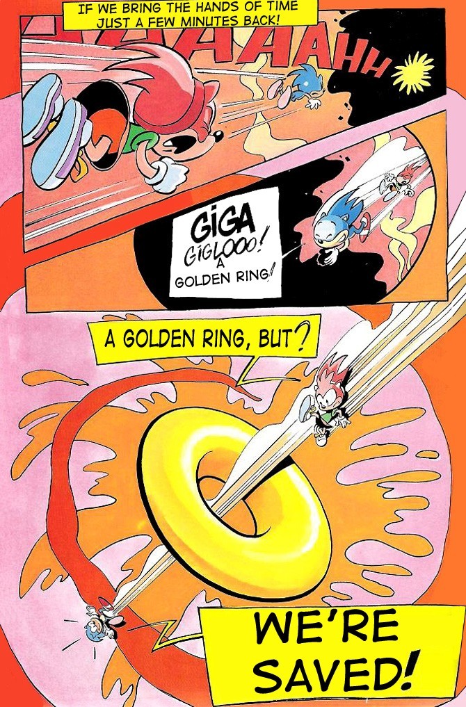 Read online Sonic Adventures: Dans Les Griffes De Robotnik comic -  Issue # Full - 61