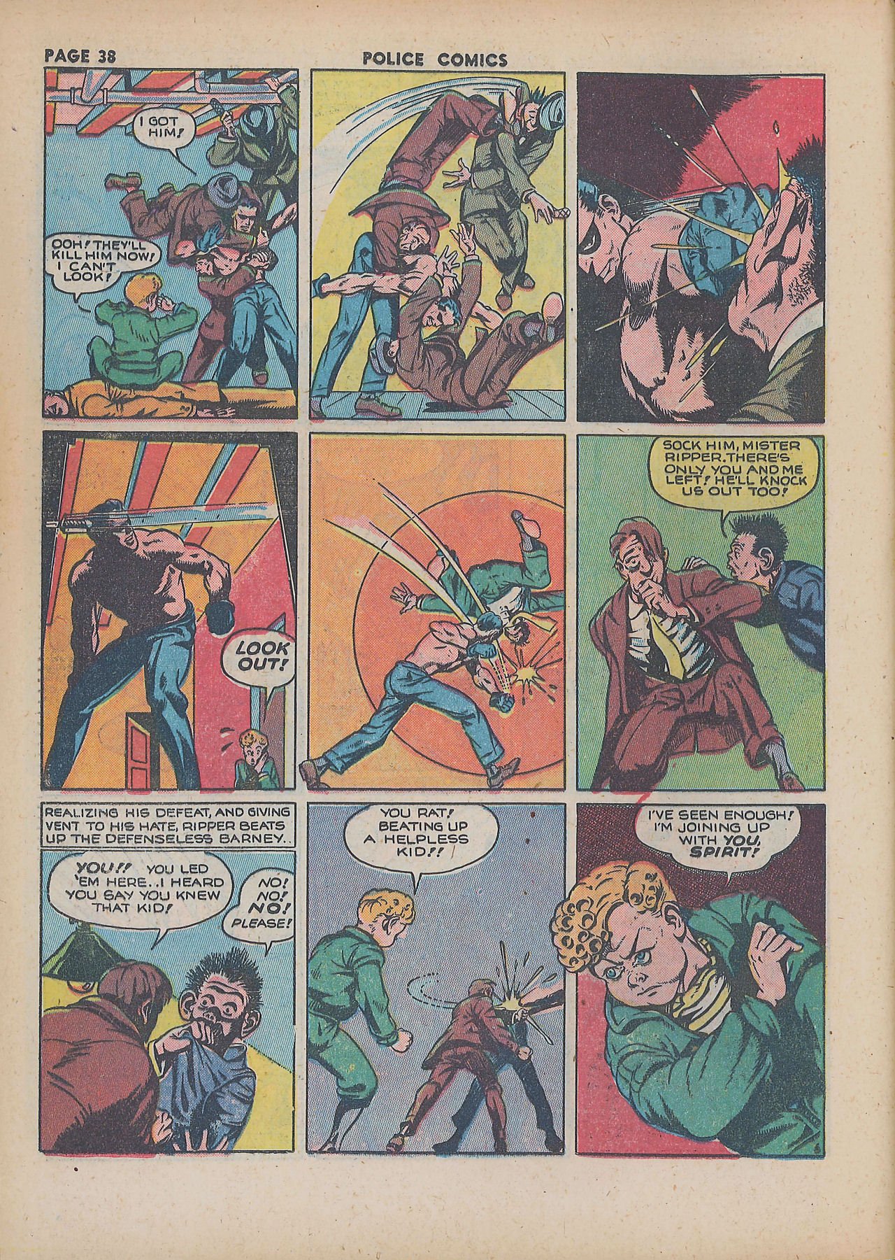 Read online Police Comics comic -  Issue #17 - 40