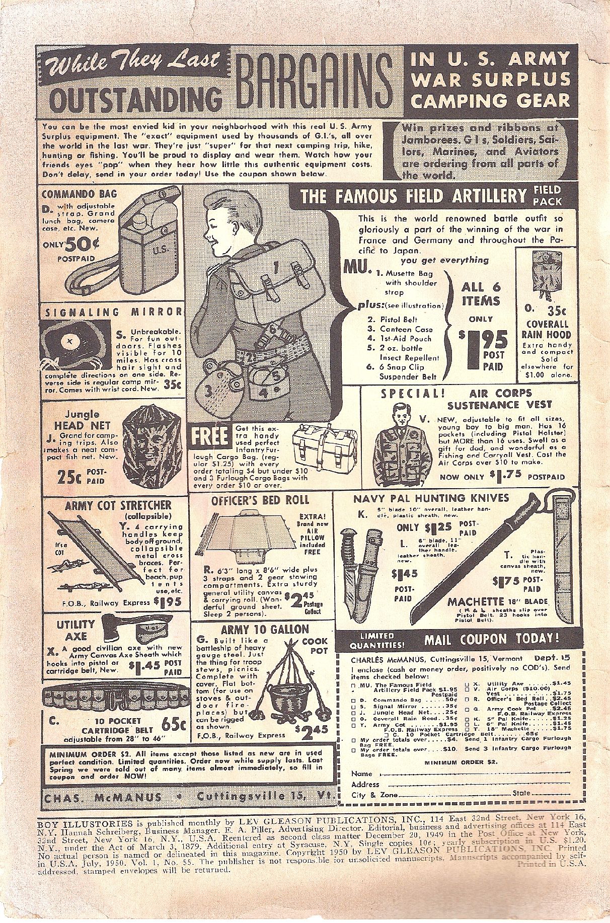 Read online Boy Comics comic -  Issue #55 - 2