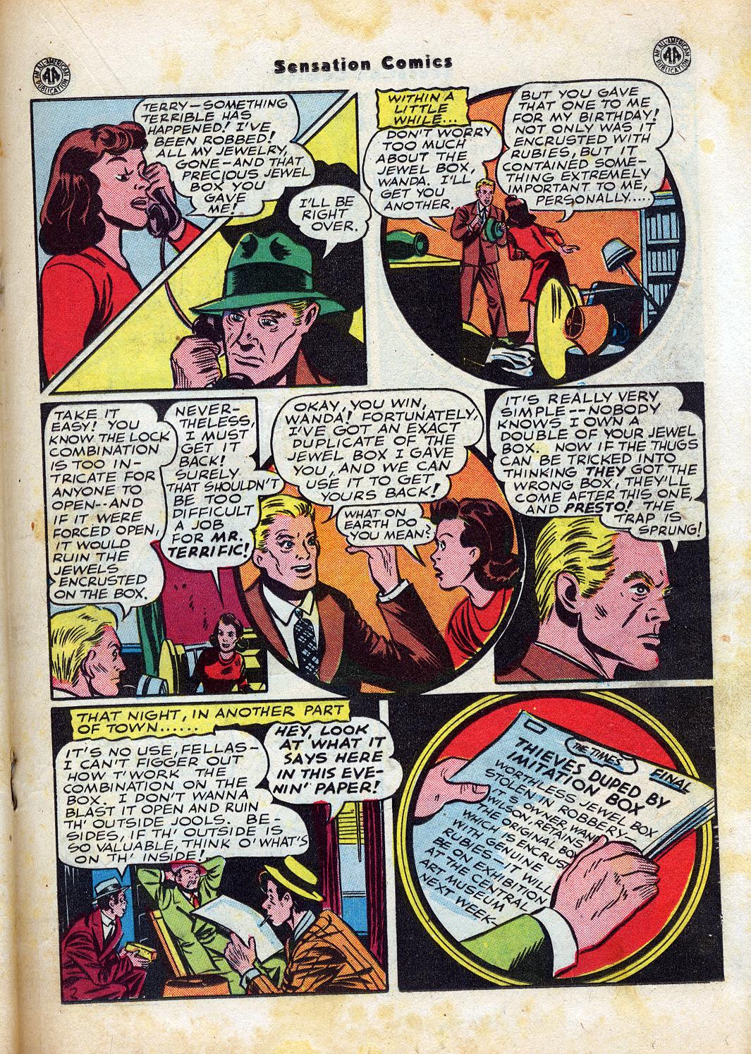Read online Sensation (Mystery) Comics comic -  Issue #47 - 27
