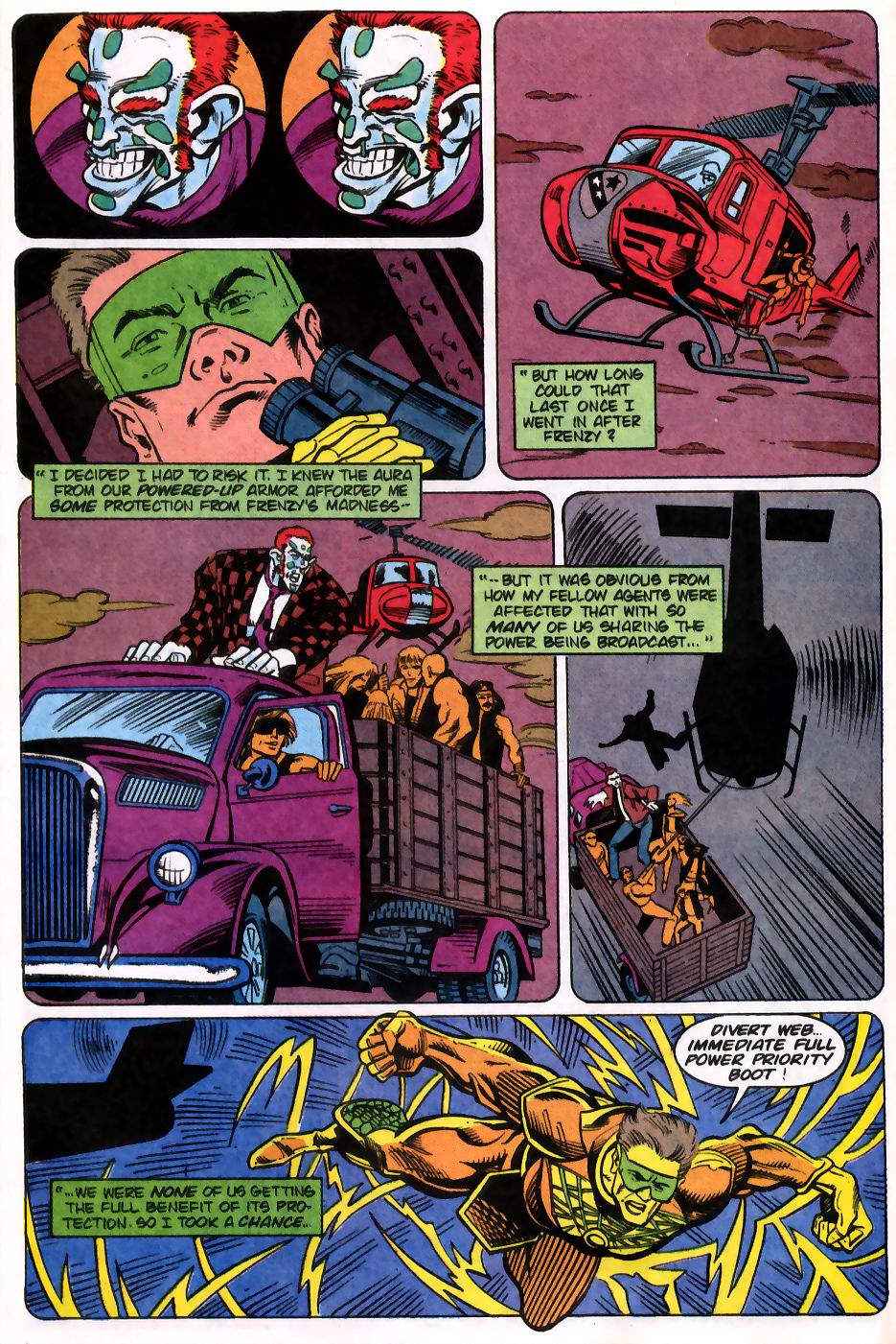 Read online The Web (1991) comic -  Issue #13 - 12