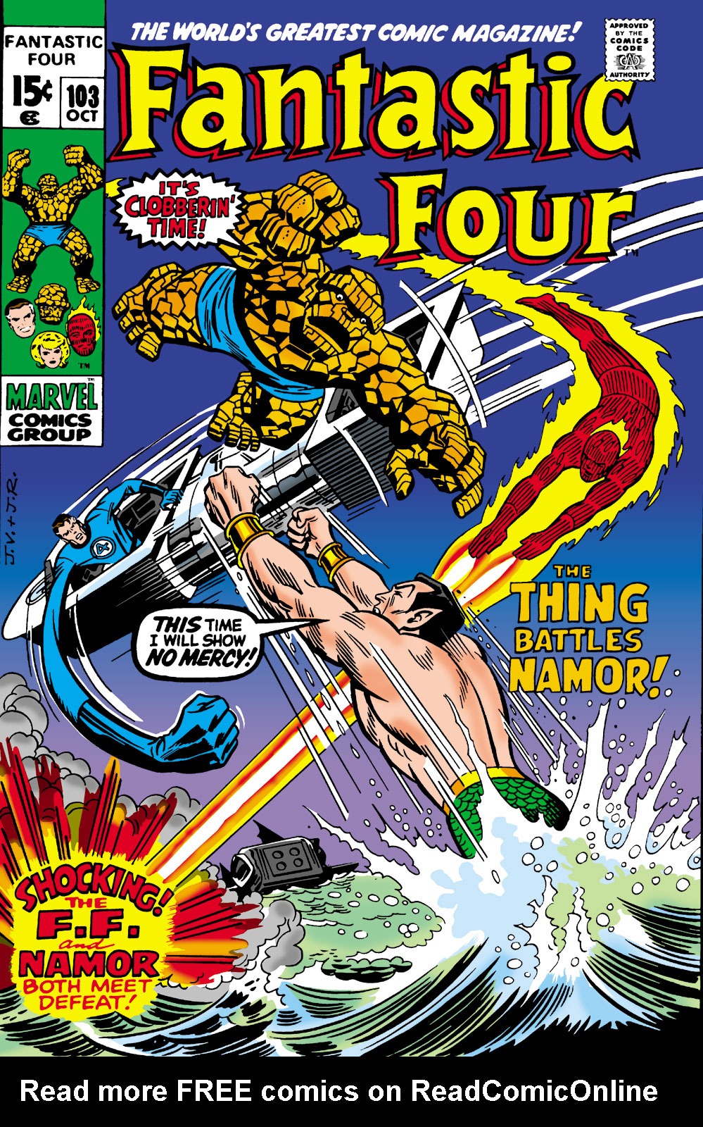 Read online Fantastic Four (1961) comic -  Issue #103 - 1