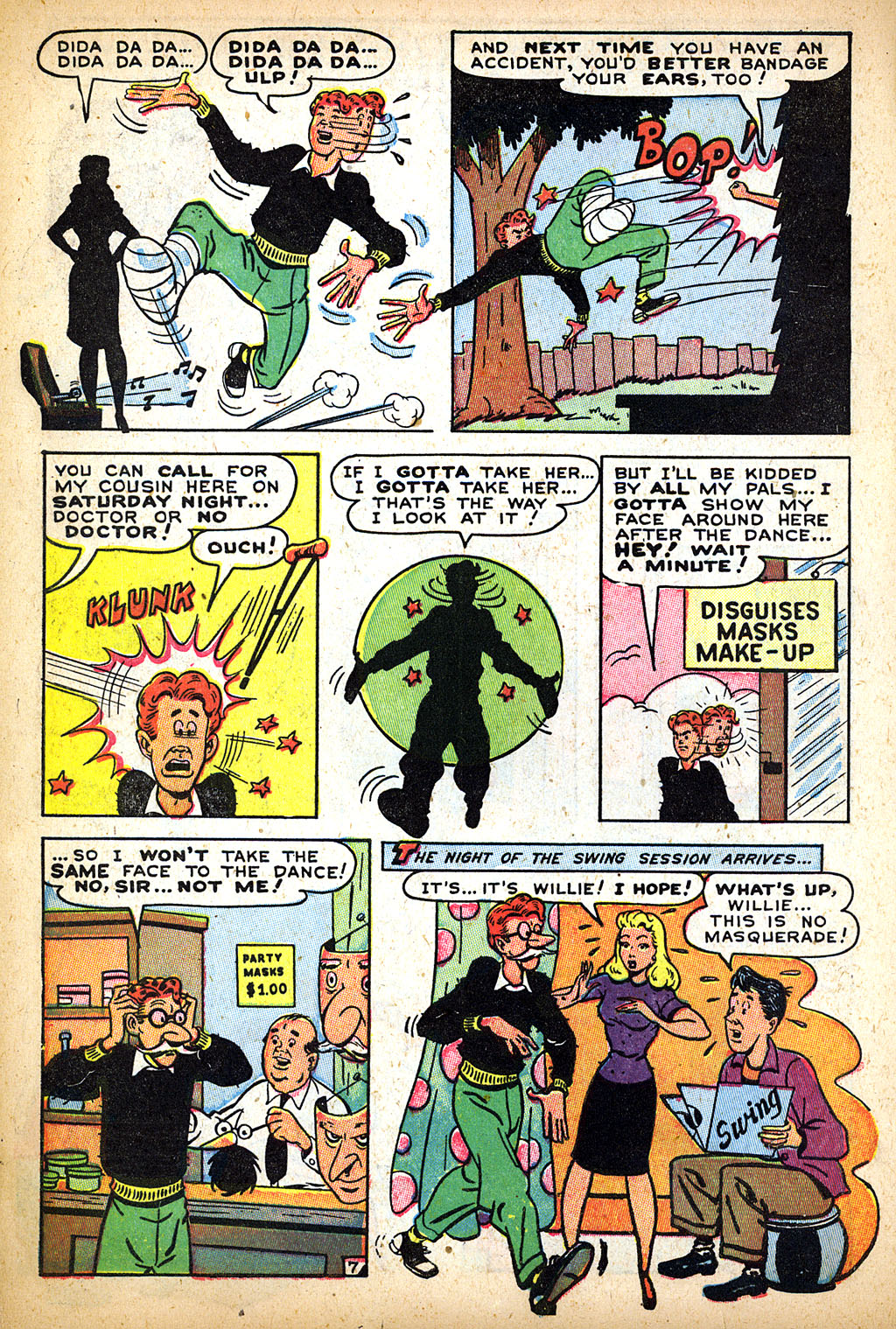 Read online Willie Comics (1946) comic -  Issue #7 - 10