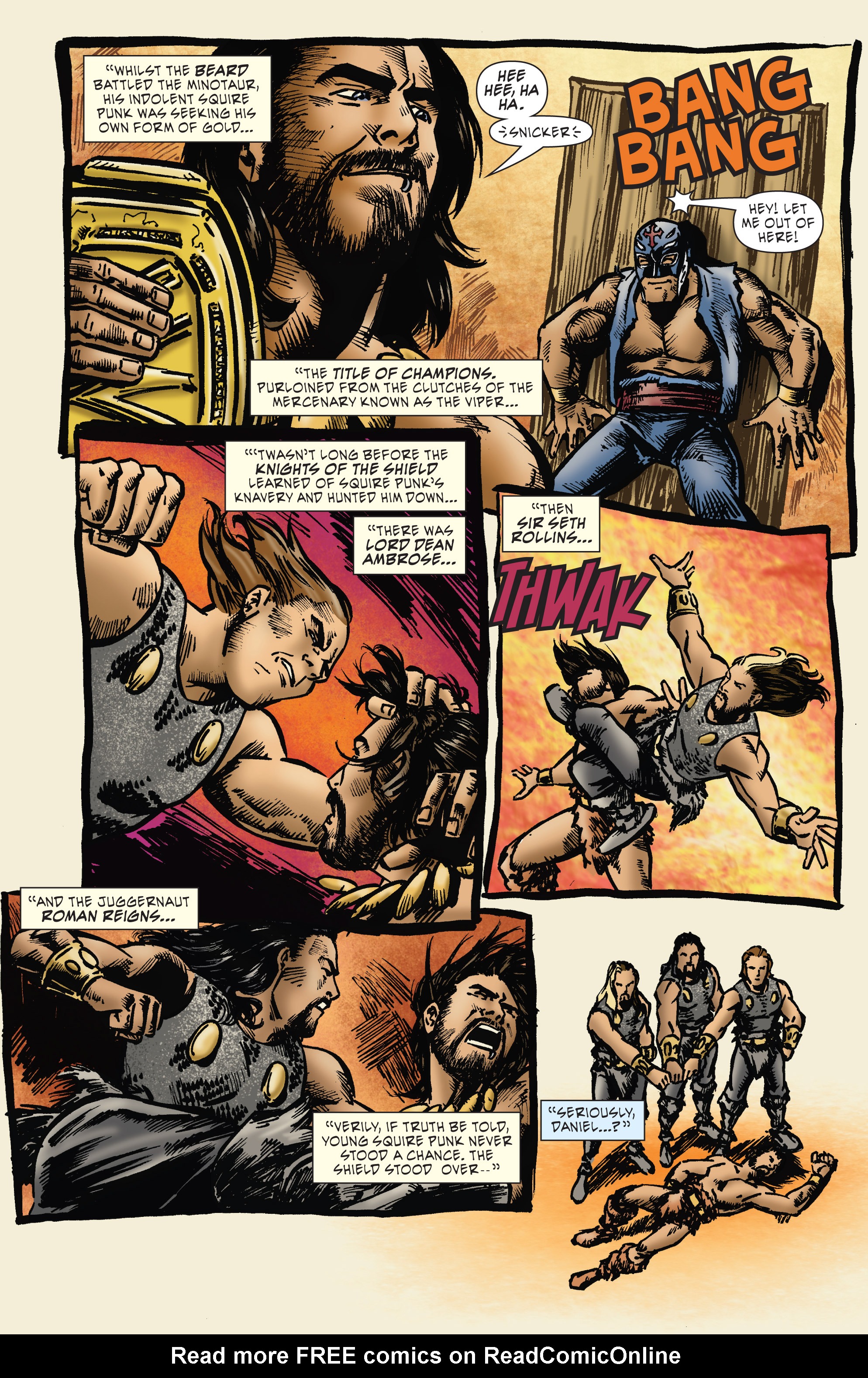 Read online WWE Superstars comic -  Issue #7 - 18