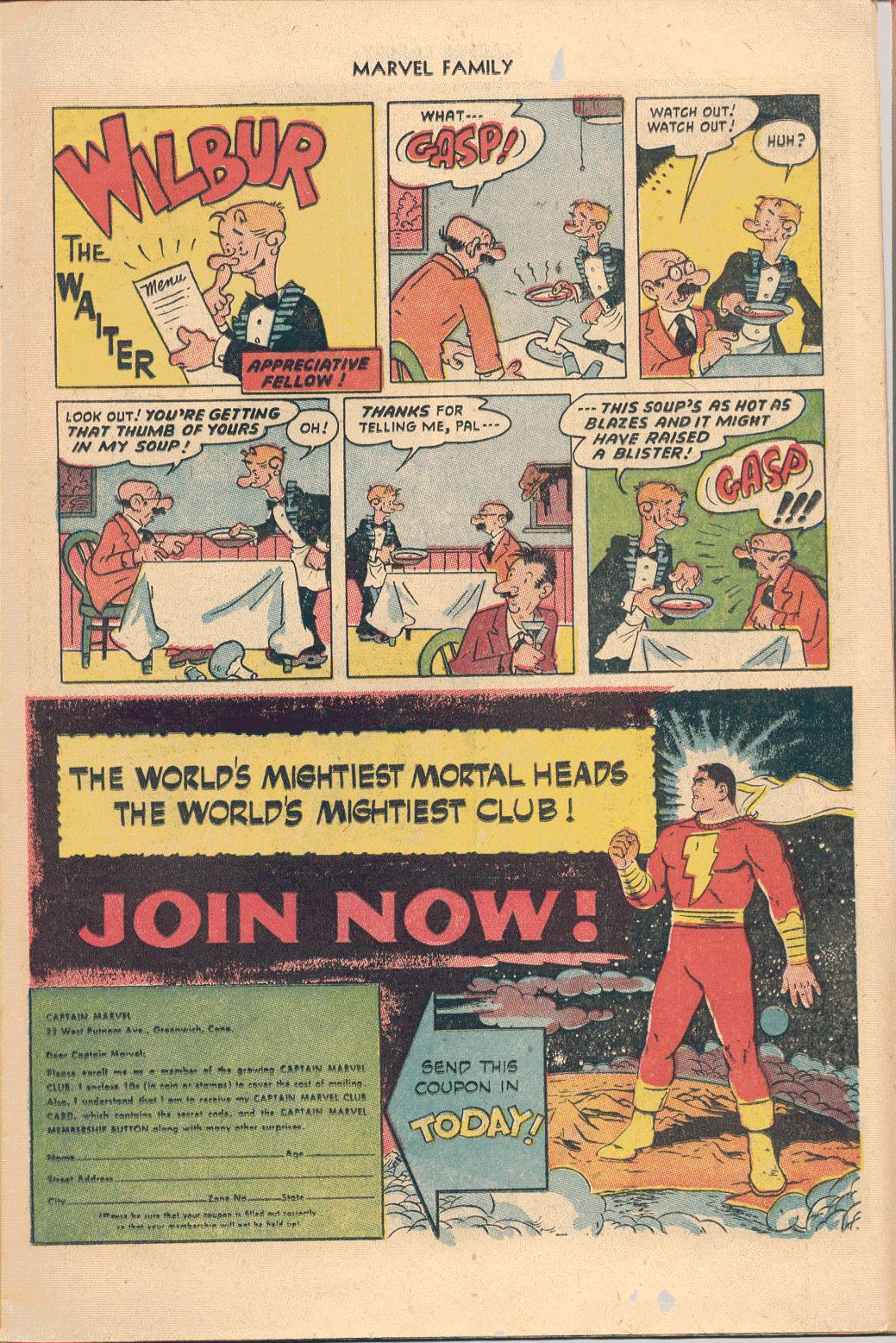 Read online The Marvel Family comic -  Issue #86 - 11