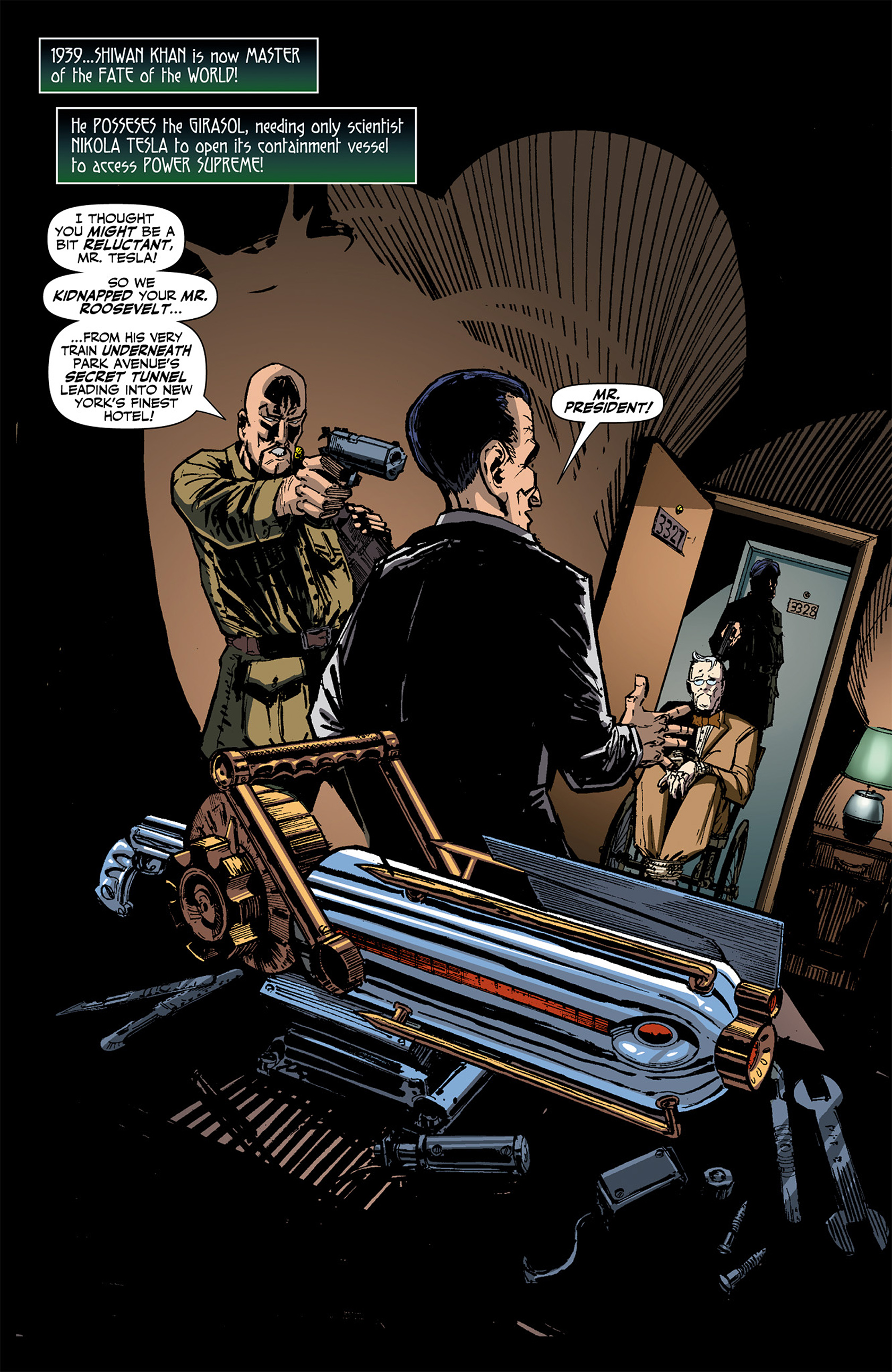Read online The Shadow/Green Hornet: Dark Nights comic -  Issue #4 - 4