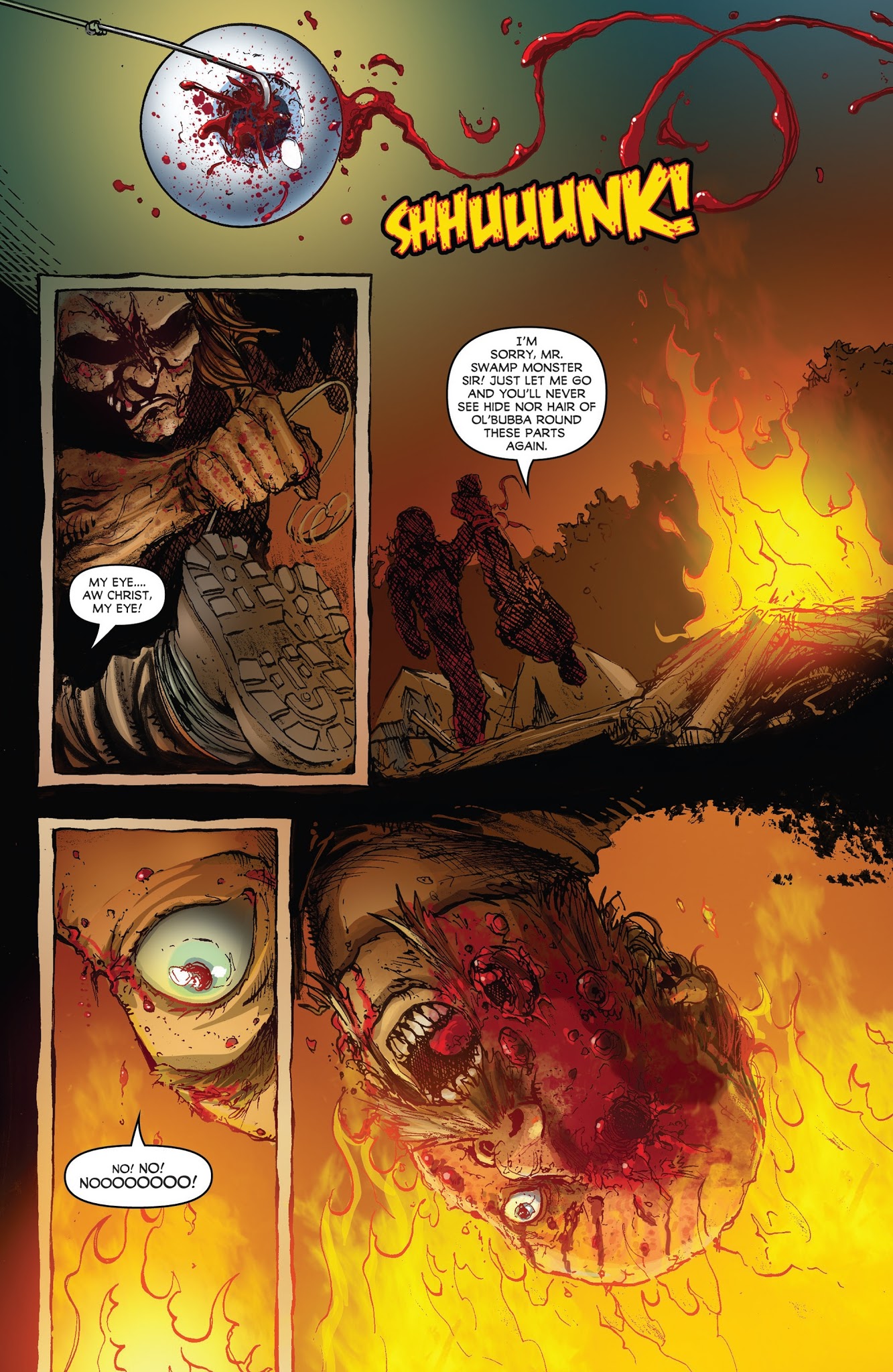 Read online Adam Green's Hatchet comic -  Issue #1 - 11