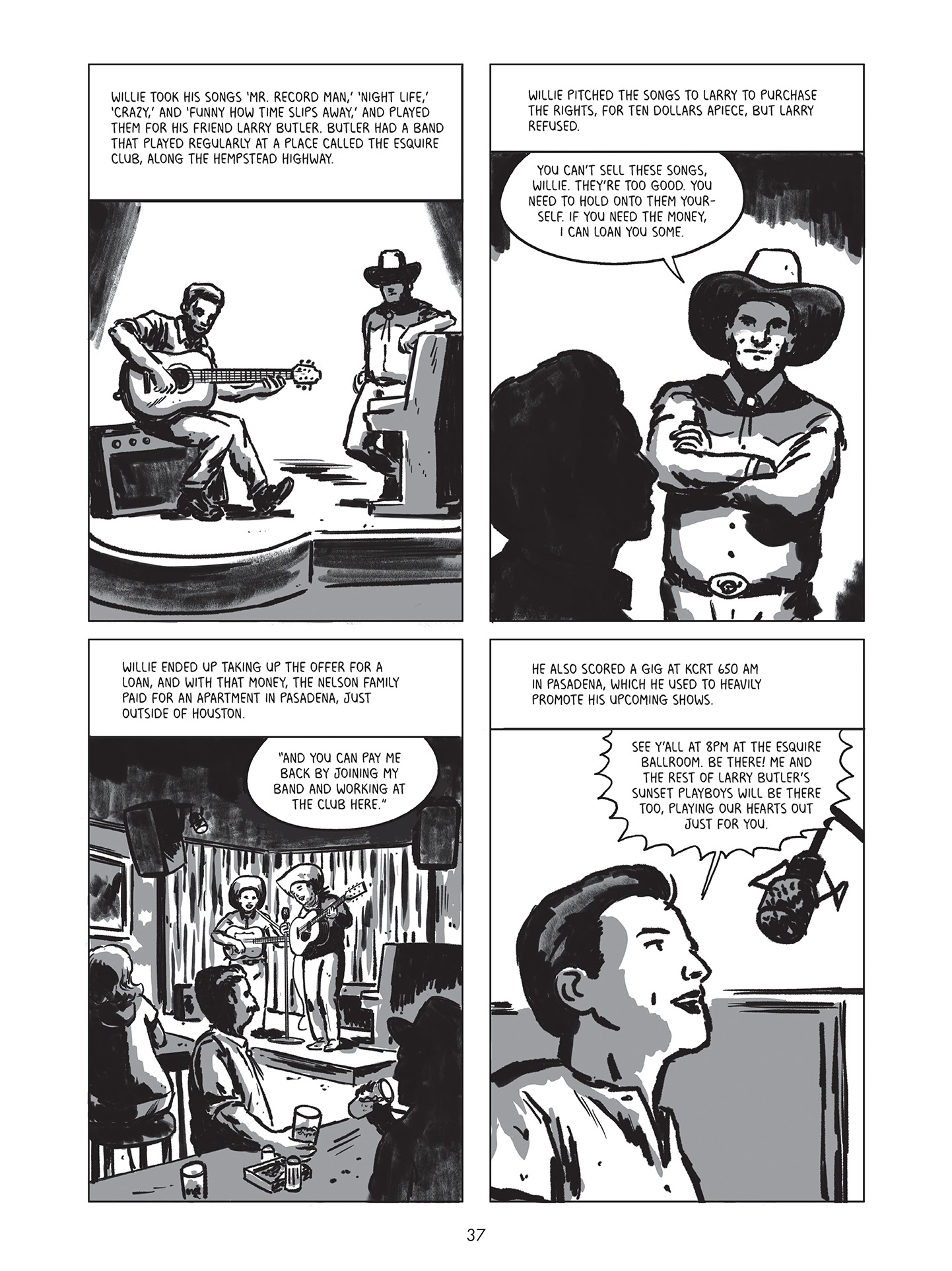 Read online Willie Nelson: A Graphic History comic -  Issue # TPB - 36