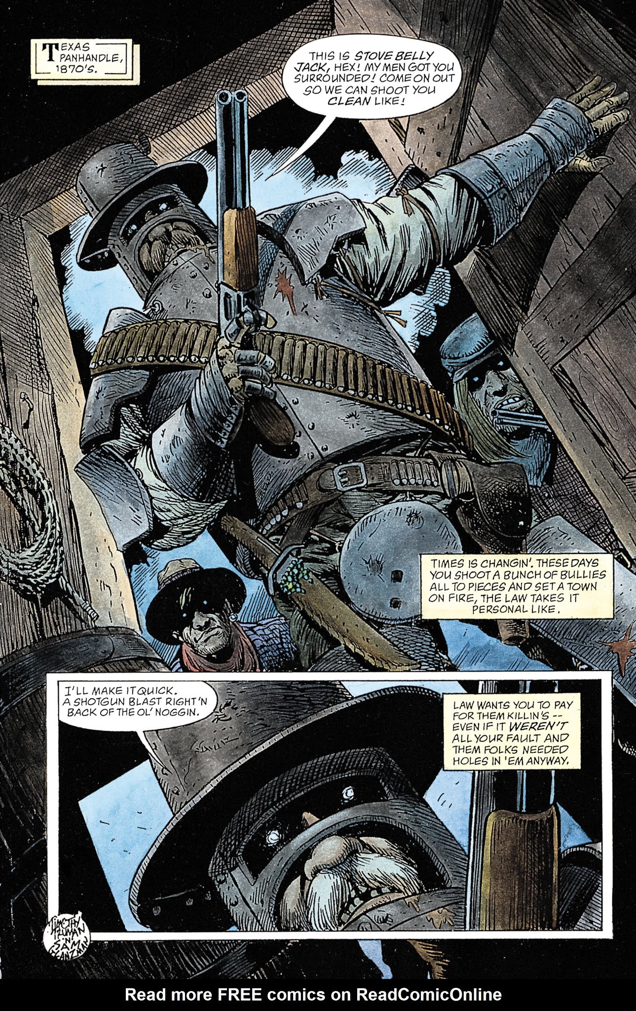 Read online Jonah Hex: Shadows West comic -  Issue # TPB (Part 2) - 64