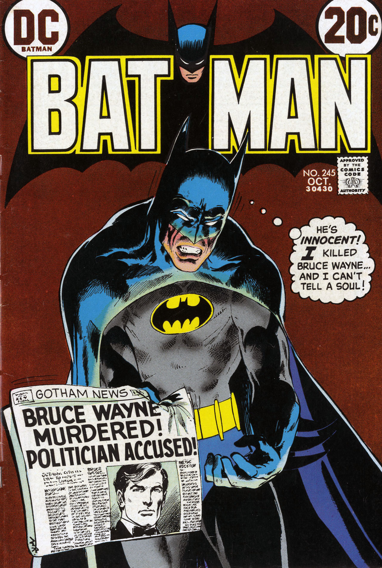 Read online Batman (1940) comic -  Issue #245 - 1