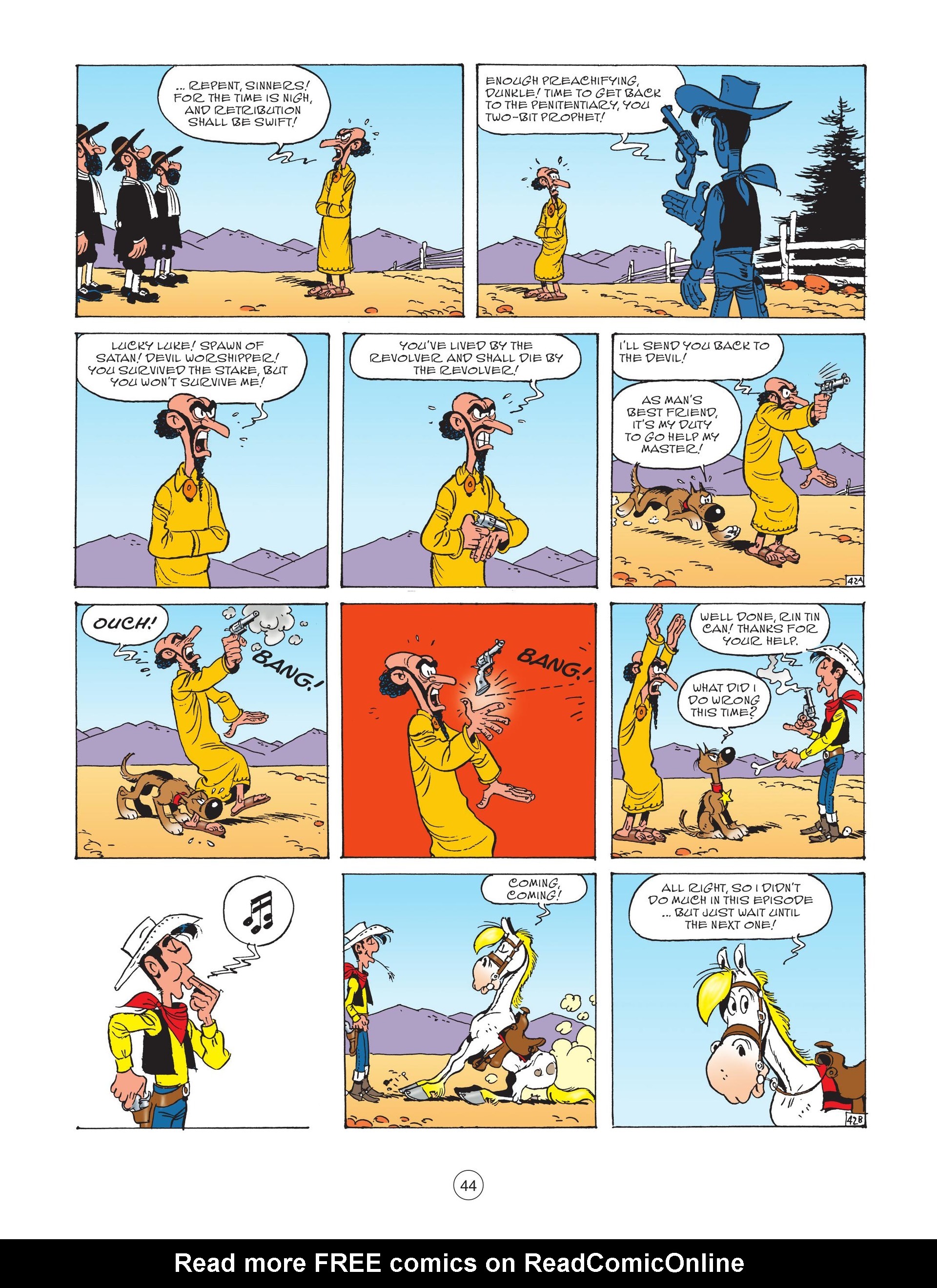 Read online A Lucky Luke Adventure comic -  Issue #73 - 46