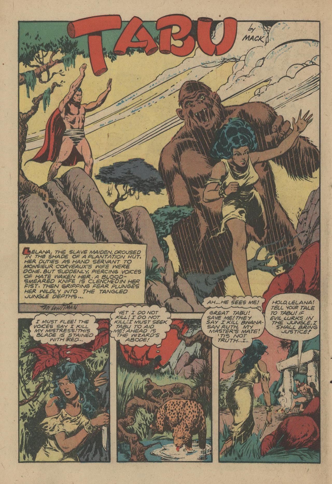 Read online Jungle Comics comic -  Issue #109 - 34