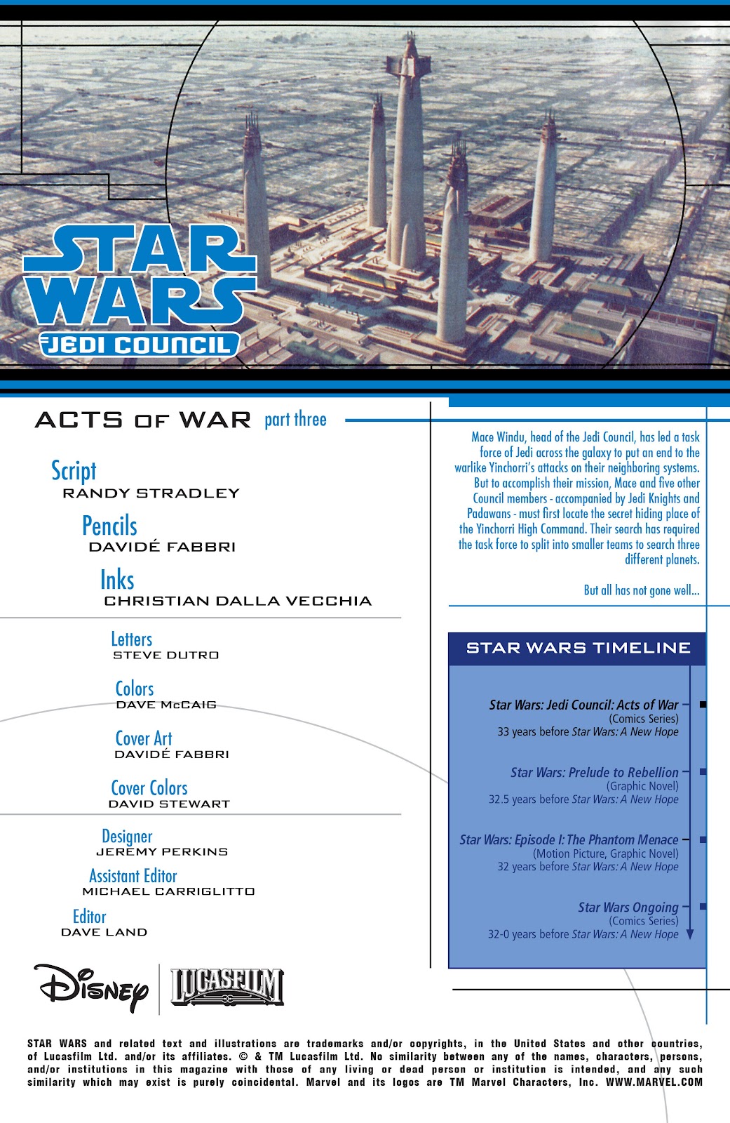 Star Wars: Jedi Council: Acts of War issue 3 - Page 2