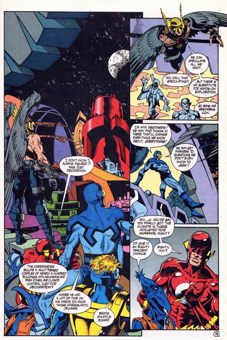 Read online Justice League America comic -  Issue #100 - 11