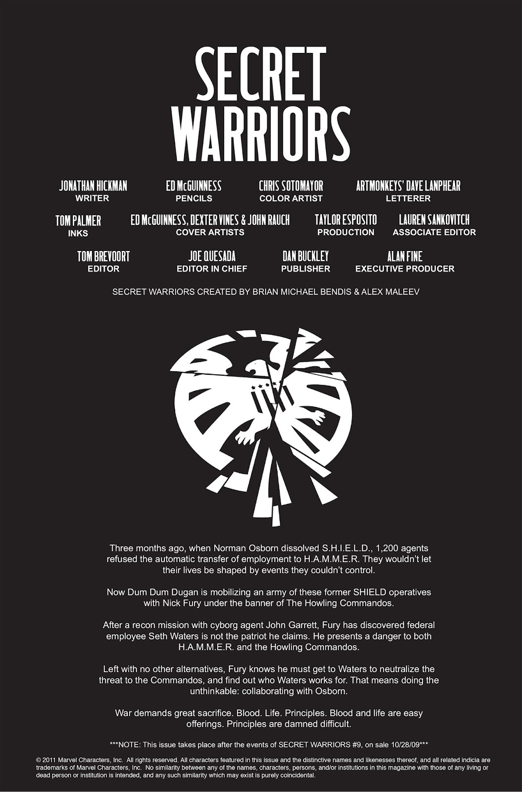 <{ $series->title }} issue Issue Secret Warriors - Page 2