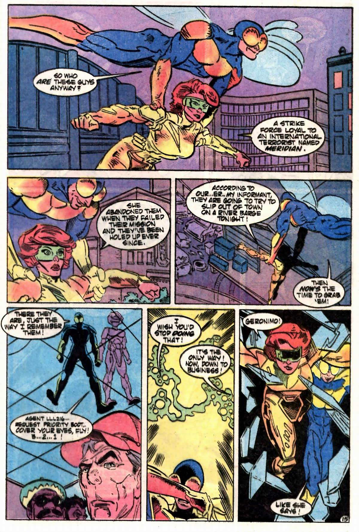 Read online The Web (1991) comic -  Issue #5 - 16