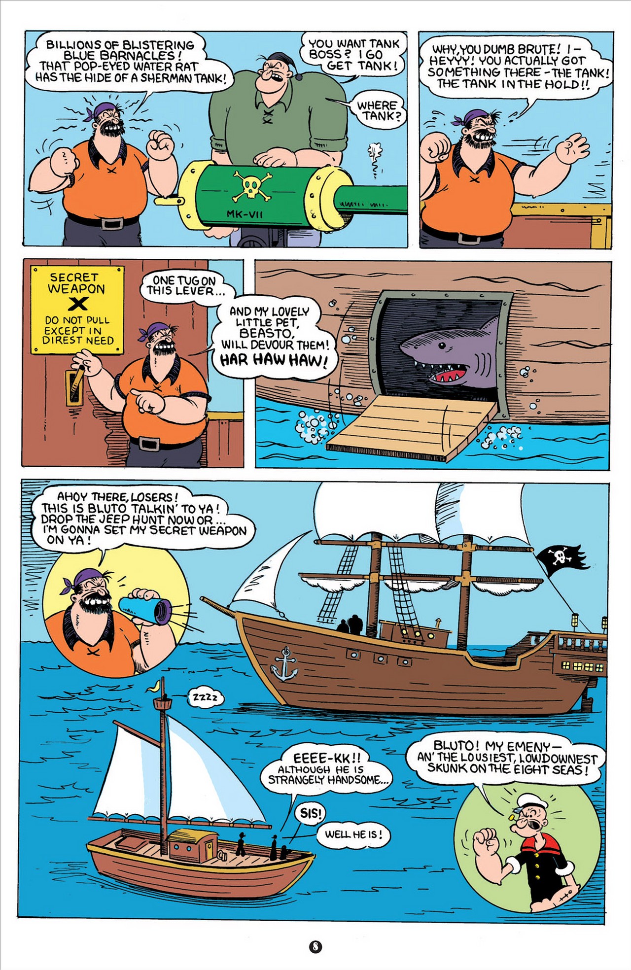 Read online Popeye (2012) comic -  Issue #1 - 10