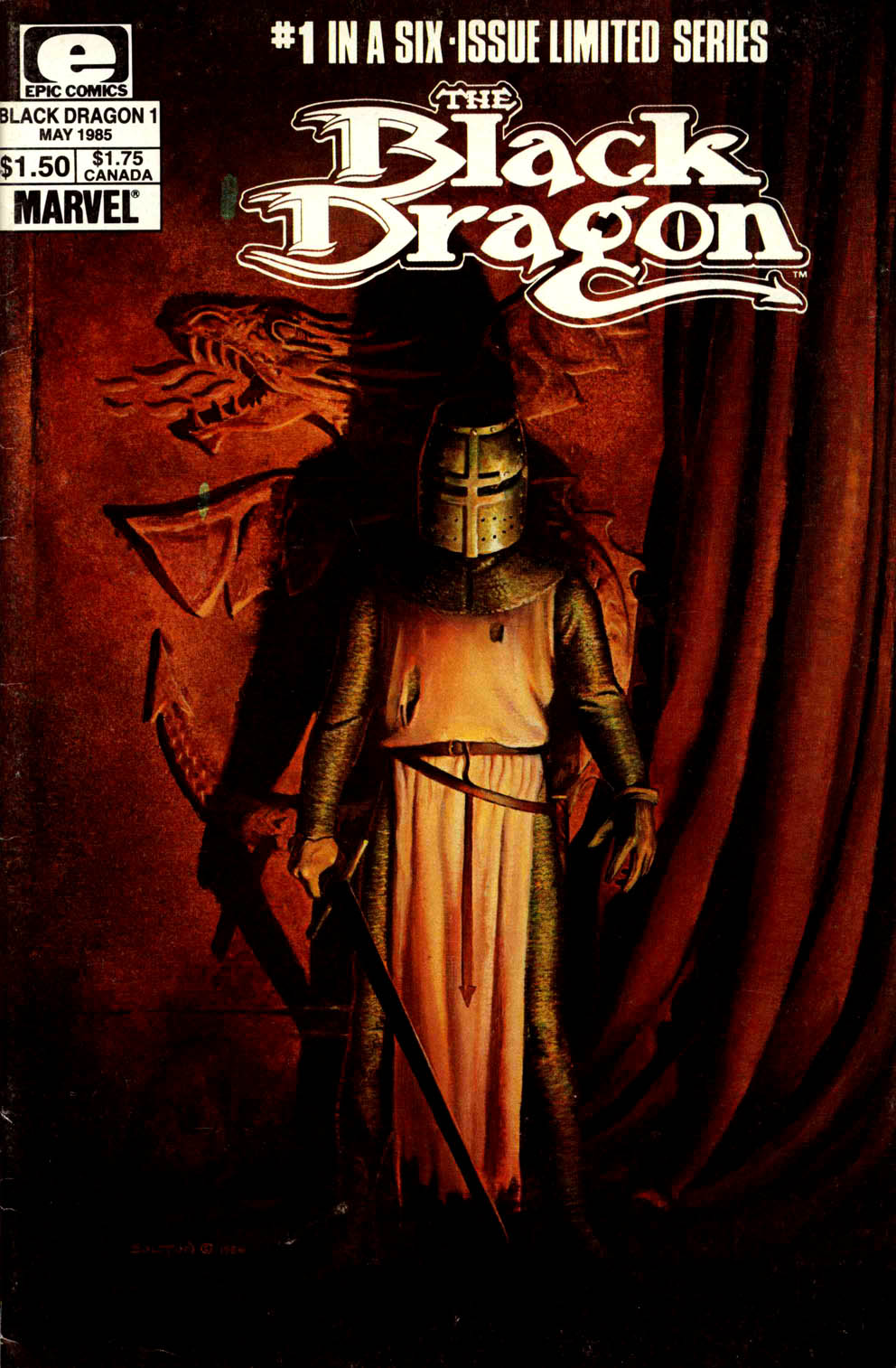 Read online The Black Dragon comic -  Issue #1 - 1